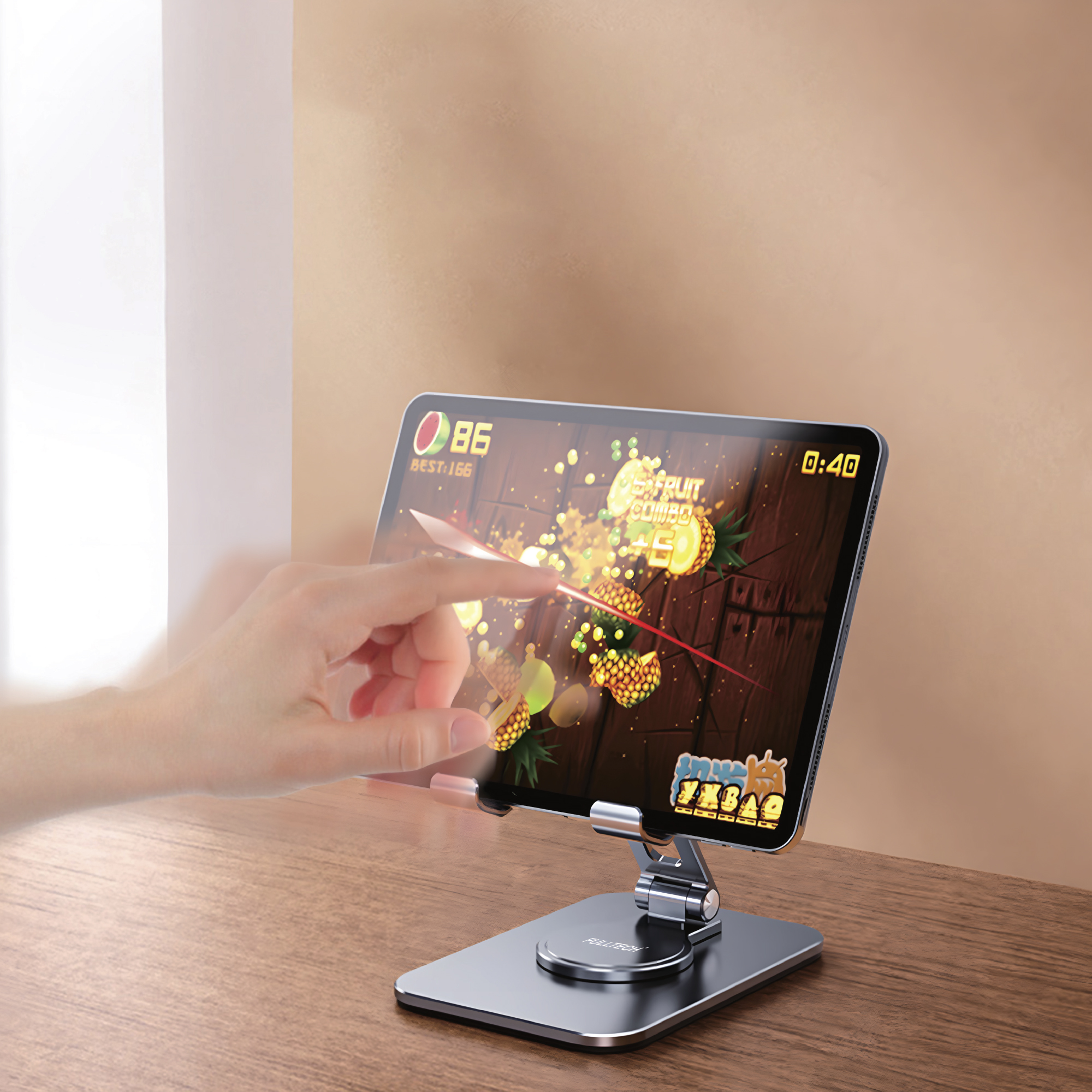 Fulltech FHD17 360° Dönebilen Alüminyum Telefon ve Tablet Standı