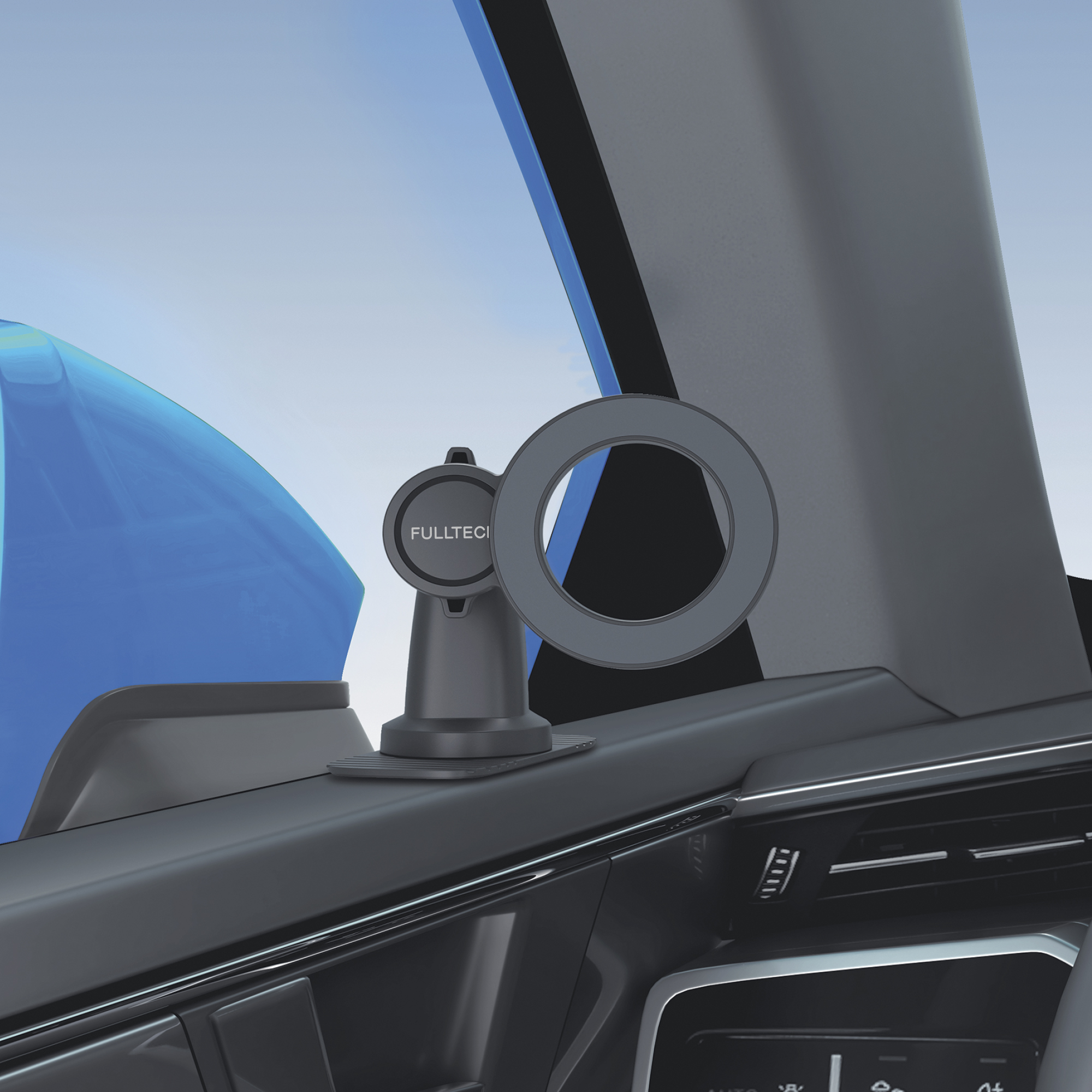 Fulltech FHD13 Magsafe Uyumlu 360° Döner Mıknatıslı Araç İçi Telefon Tutucu