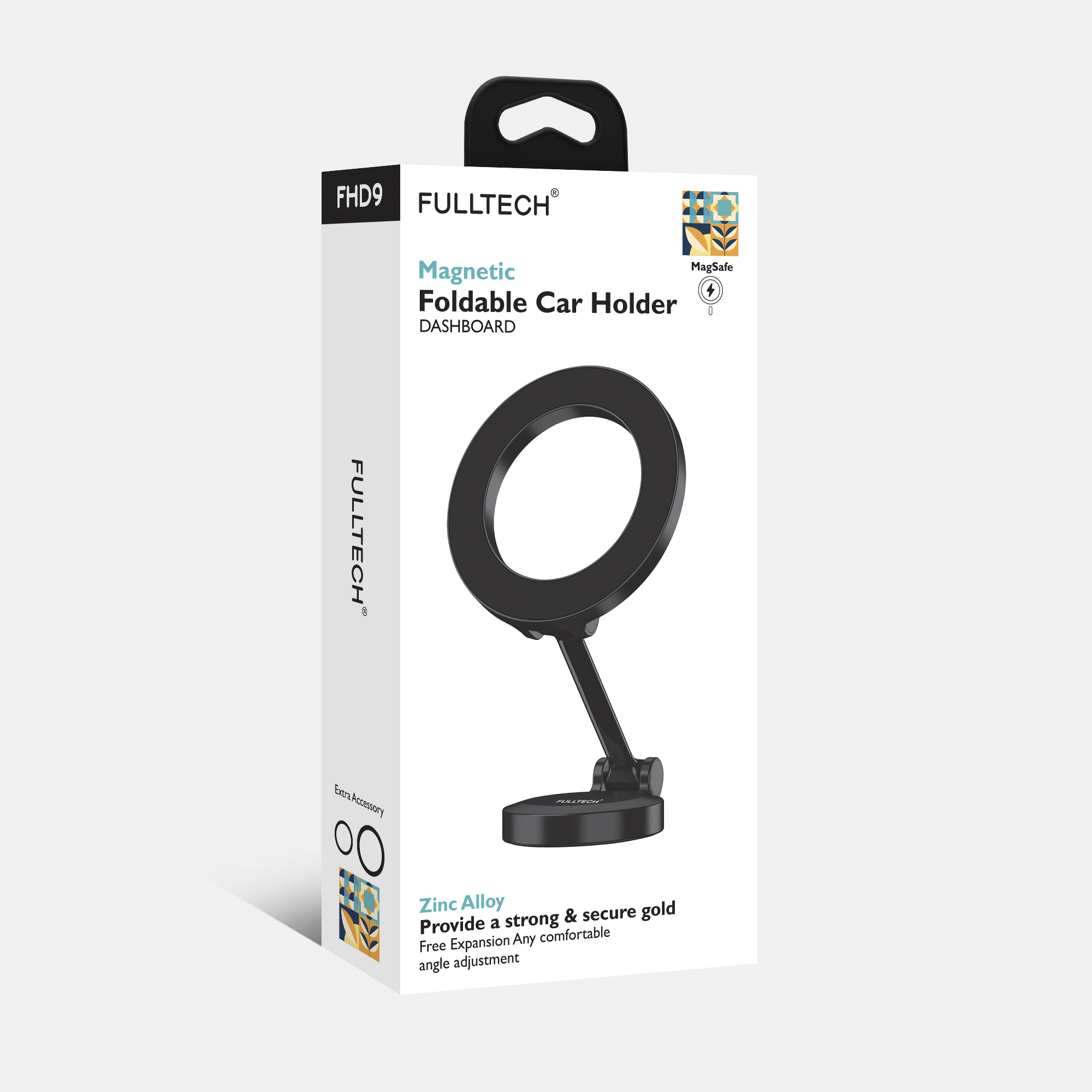 Fulltech FHD9 Magsafe Araç Telefon Tutucu | Manyetik, Katlanabilir & 360° Döner Telefon Standı