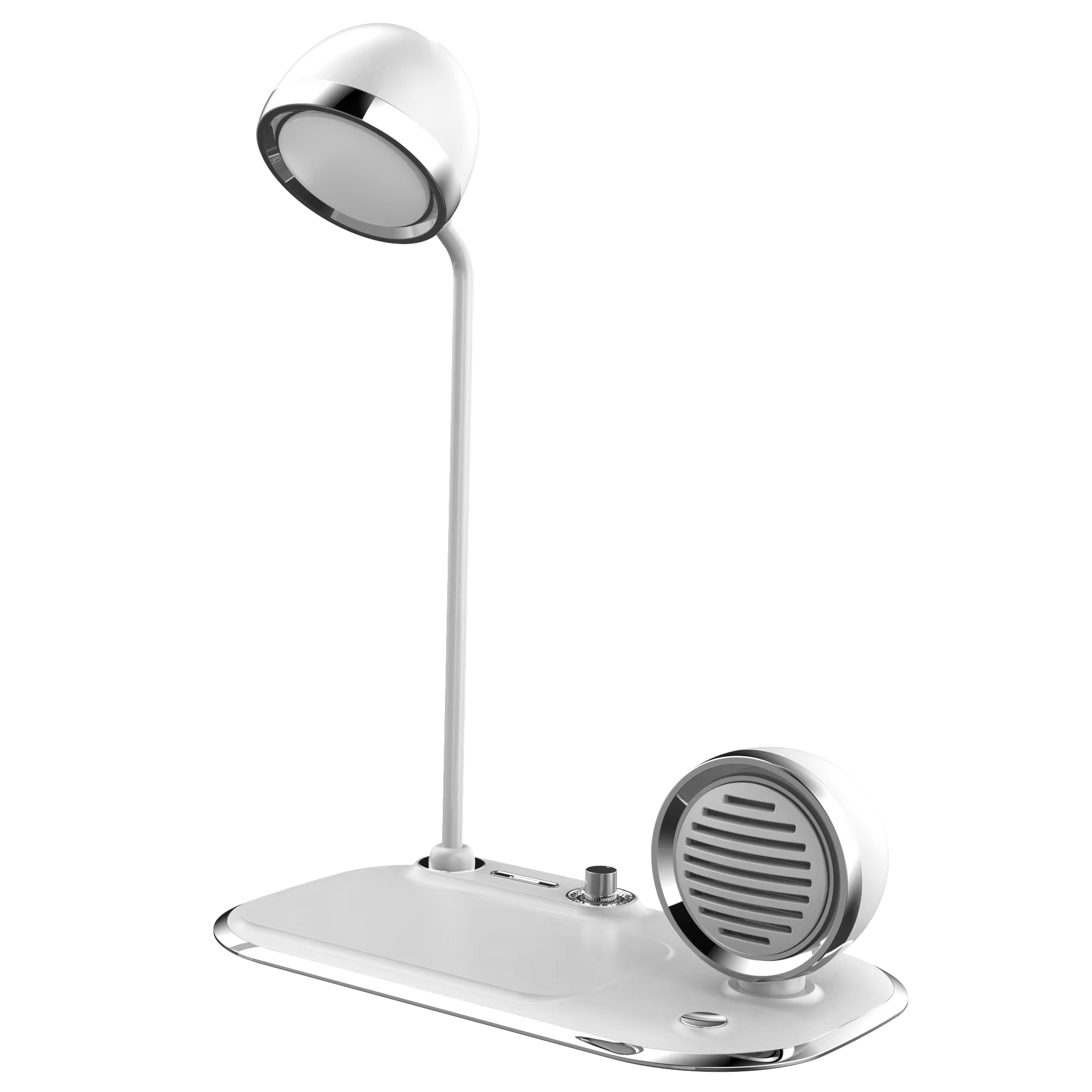 ACL AW6 3'ü 1 Arada Kablosuz Şarj Standı | Masa Lambası & Bluetooth Hoparlör | 15W Hızlı Şarj