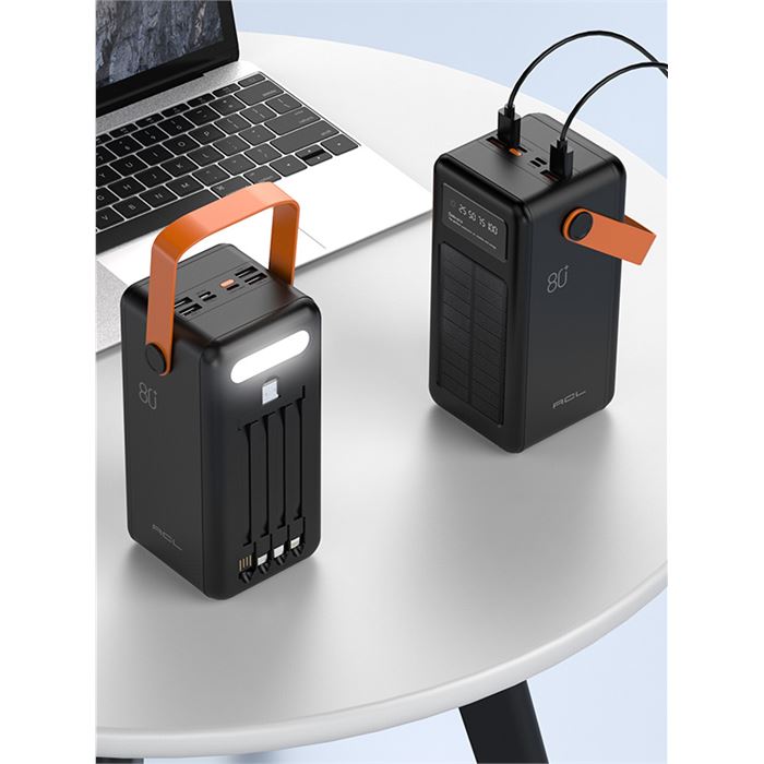 ACL PW-53 80.000mAh Solar Powerbank - Yüksek Kapasiteli Taşınabilir Güneş Enerjili Şarj Cihazı