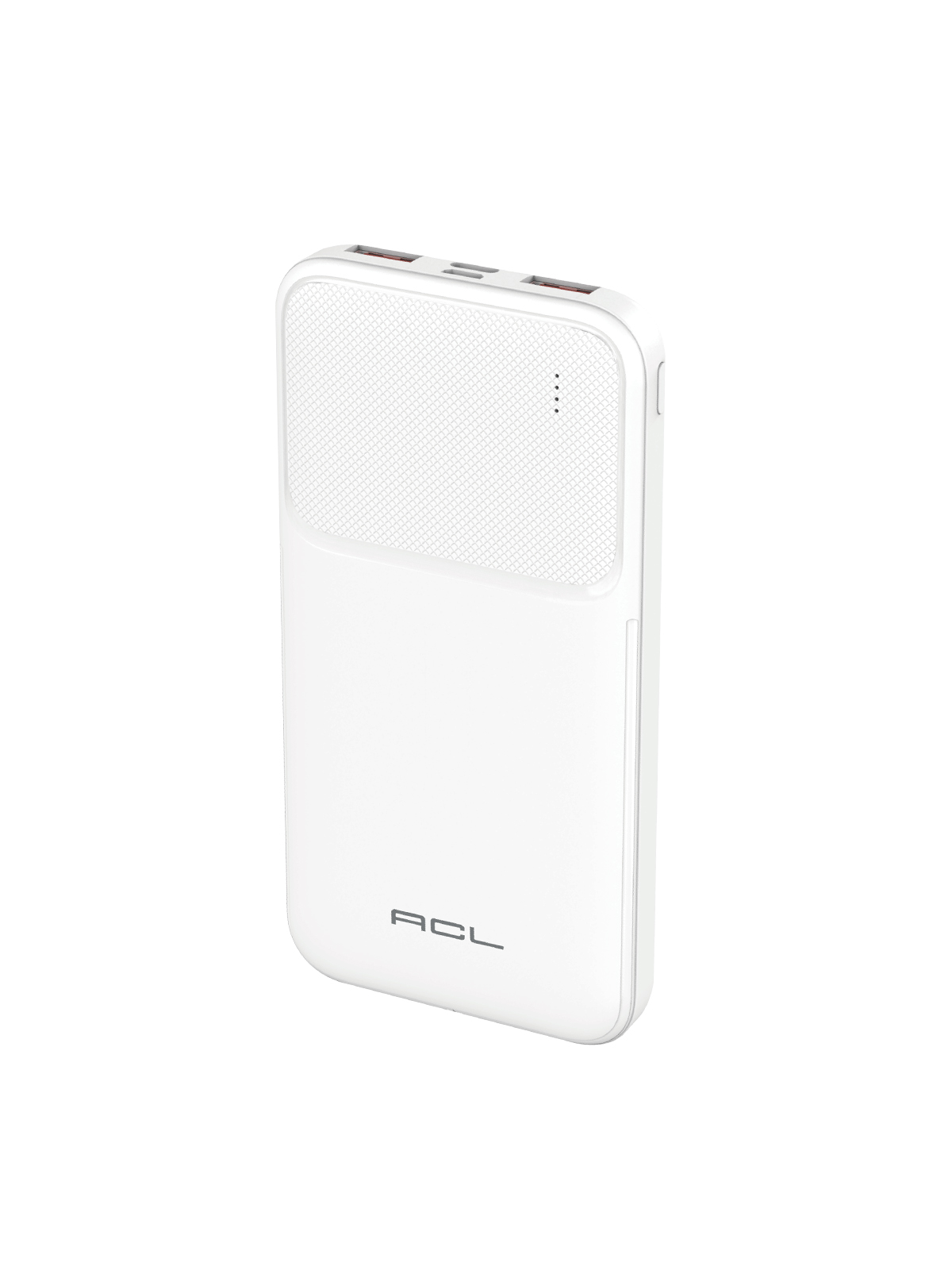 ACL PW-99 10000mAh Powerbank Beyaz | LED Göstergeli, Çift USB & Type-C Çıkışlı, Akıllı Güvenlik Sistemli Taşınabilir Şarj Cihazı