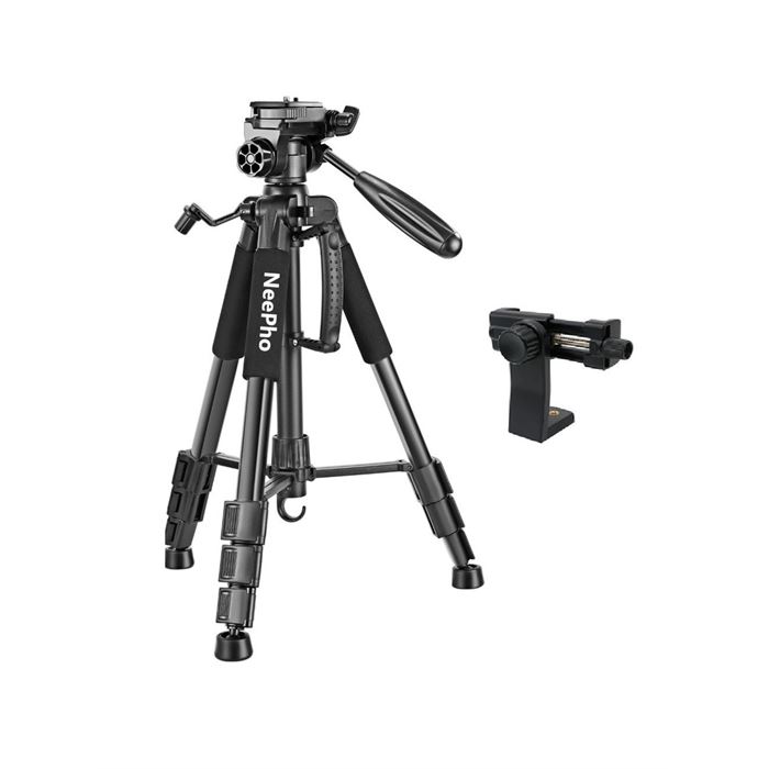Blic NP-8850 1.75 Metre Profesyonel Alüminyum Tripod | 360° Döner Başlık | Taşıma Çantalı | 3KG Taşıma Kapasiteli