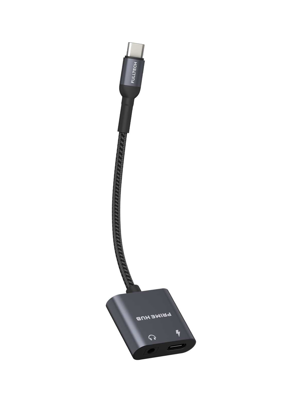 Fulltech FH11 2in1 PD 60W USB-C Çoklayıcı | Hızlı Şarj + 3.5mm Ses Girişi Destekli Taşınabilir USB-C HUB