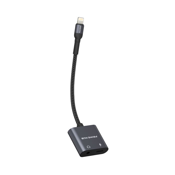 Fulltech FH13 2in1 Lightning HUB Lightning Çoklayıcı - 12W Hızlı Şarj ve Kulaklık Desteği 