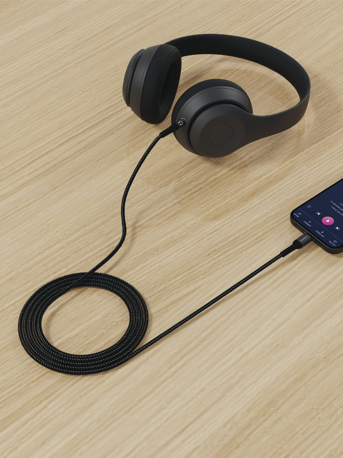 Fulltech FH14 USB Type-C to 3.5mm AUX Ses Kablosu - 1.2 Metre