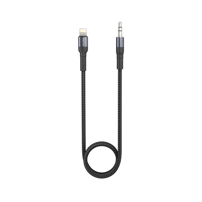 Fulltech FH16 Lightning to 3.5mm AUX Ses Kablosu 1.2 Metre – Dayanıklı ve Esnek Tasarım