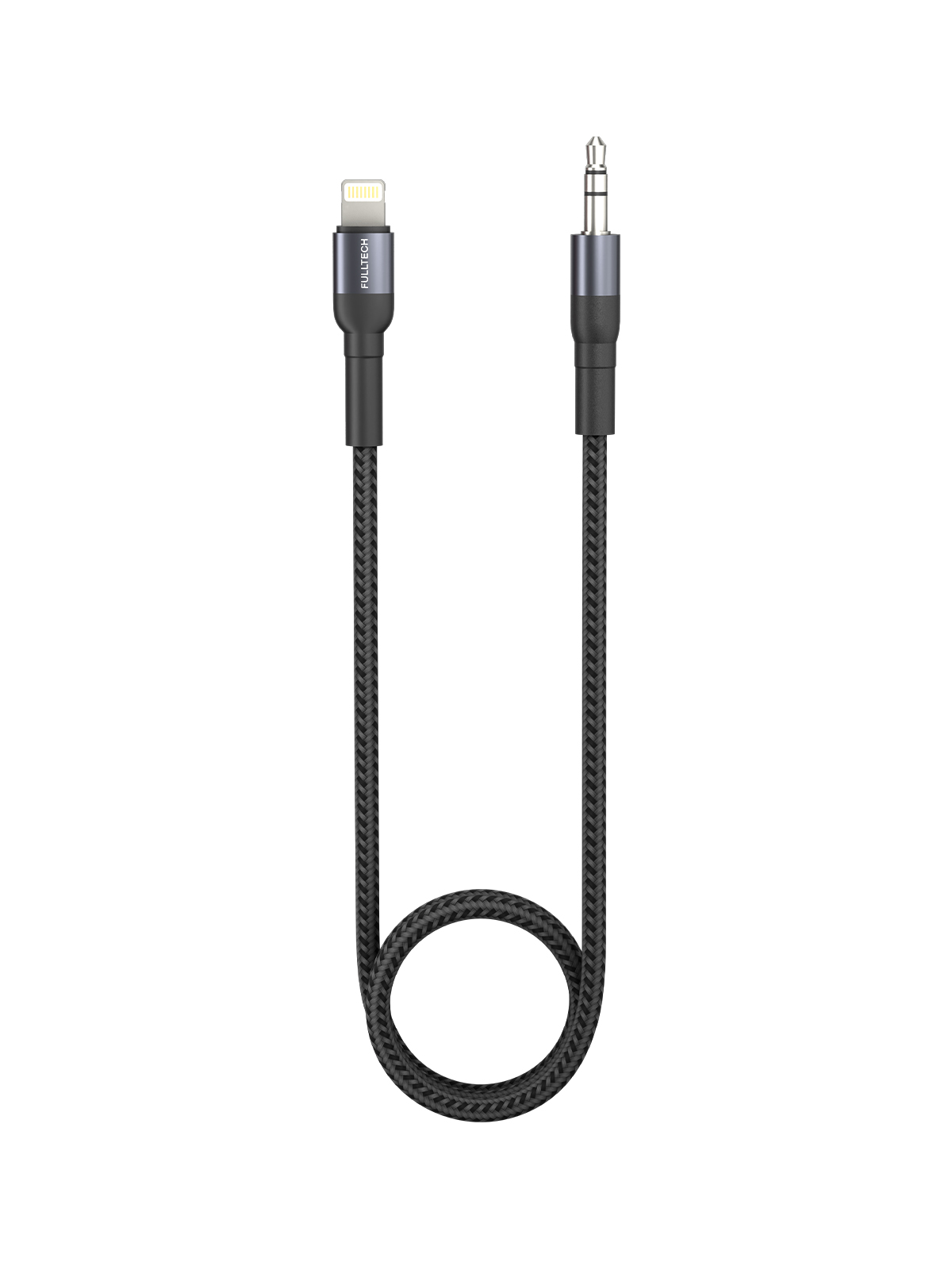 Fulltech FH16 Lightning to 3.5mm AUX Ses Kablosu 1.2 Metre – Dayanıklı ve Esnek Tasarım