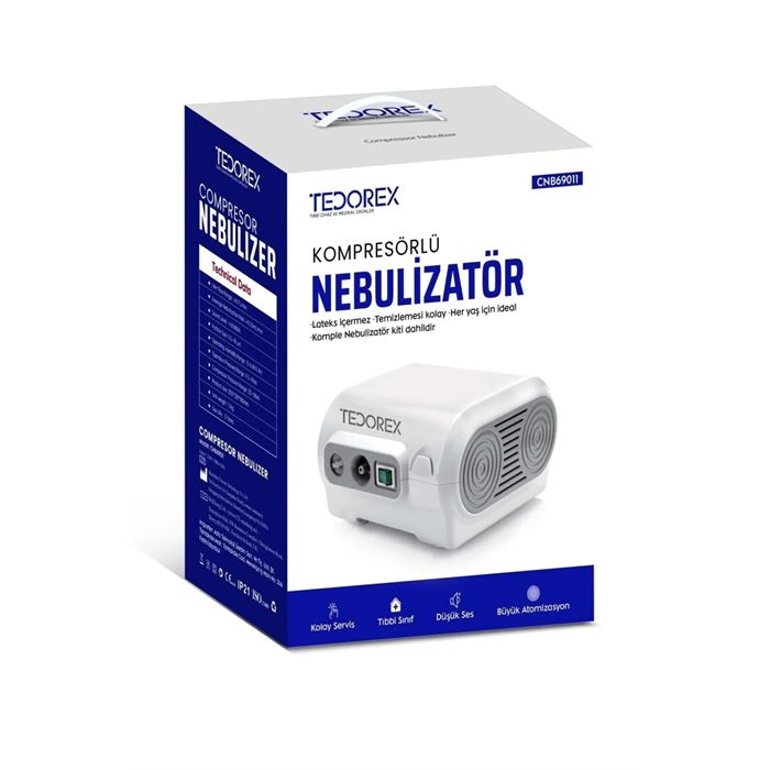 Tedorex CNB69011 Kompresörlü Nebülizatör Cihazı