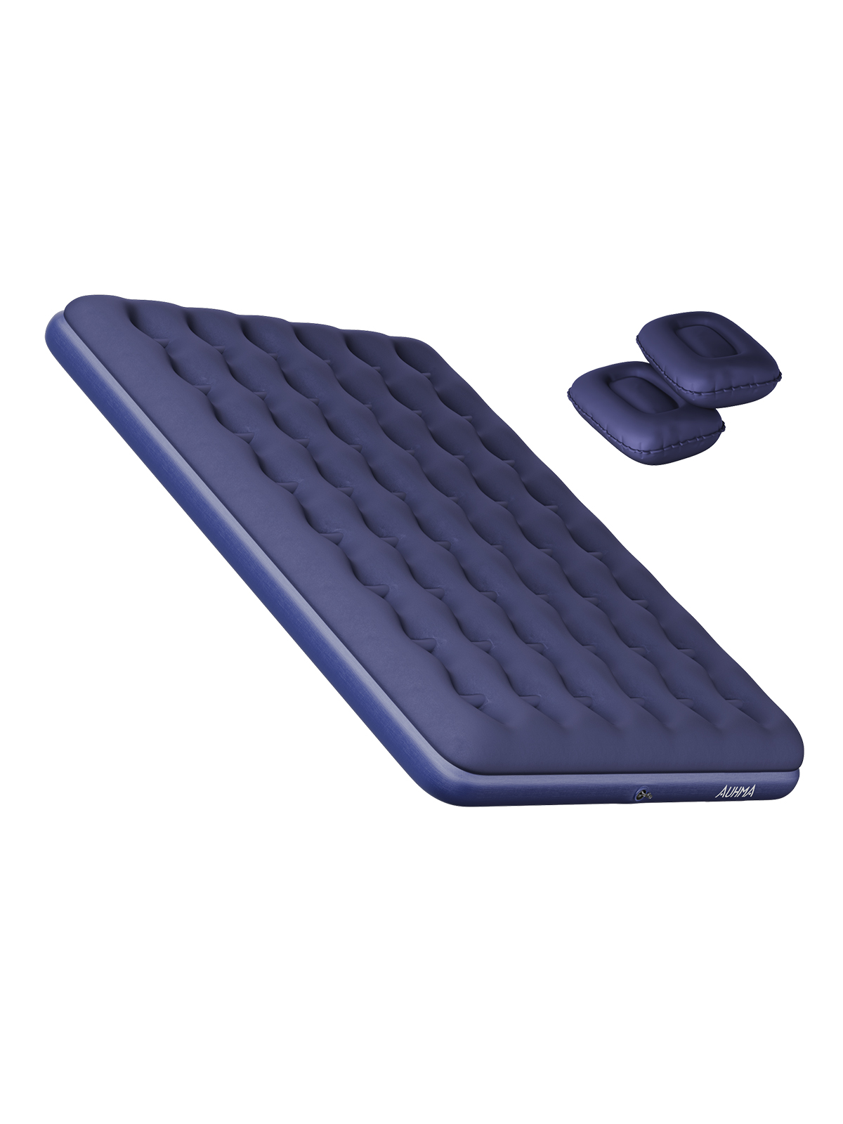 Auhma AFB1 Çift Kişilik Şişme Yatak | Dahili Pompalı | 203x152x22cm | Kamp & Ev Kullanımı İçin