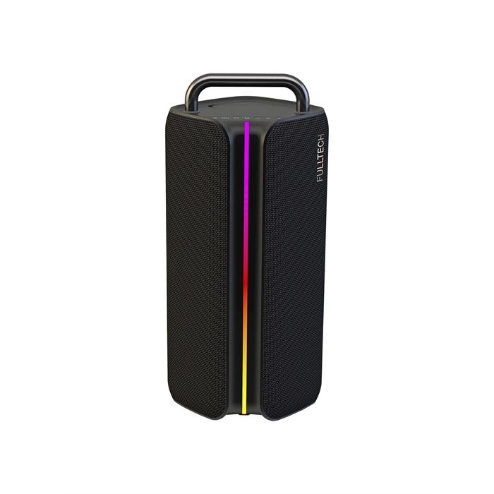 Fulltech FXS2 Taşınabilir Kablosuz Bluetooth Hoparlör Siyah | 120W Güç, RGB Işık, IPX4 Su Geçirmez, TWS, 8000mAh
