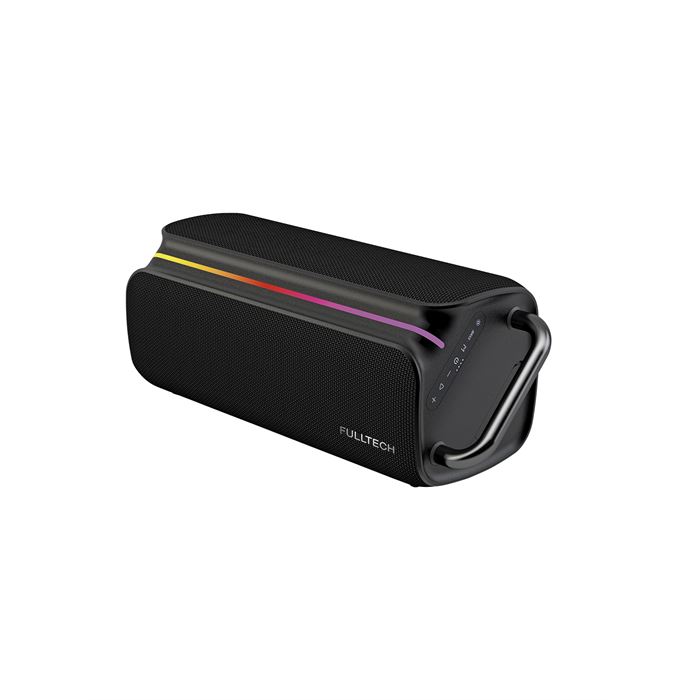 Fulltech FXS2 Taşınabilir Kablosuz Bluetooth Hoparlör Siyah | 120W Güç, RGB Işık, IPX4 Su Geçirmez, TWS, 8000mAh