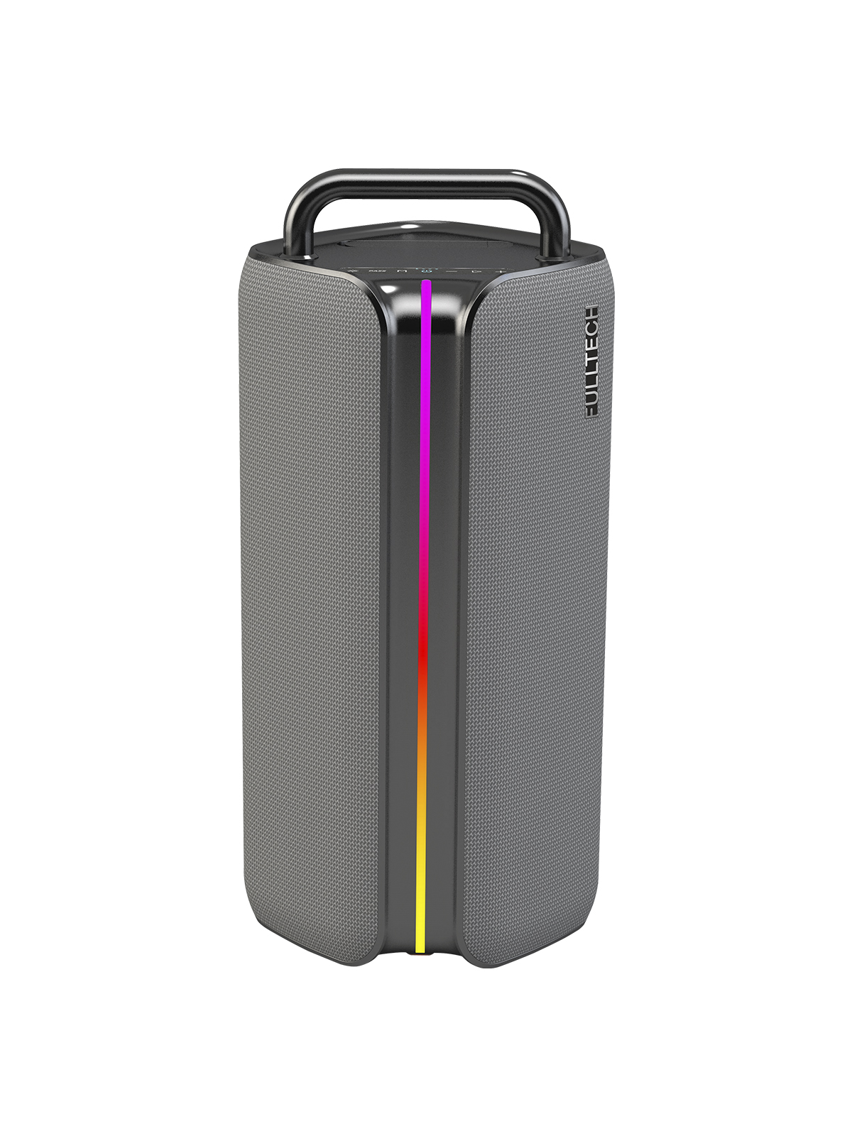 Fulltech FXS2 Taşınabilir Kablosuz Bluetooth Hoparlör Gri | 120W Güç, RGB Işık, IPX4 Su Geçirmez, TWS, 8000mAh