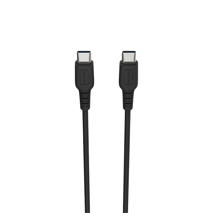 Fulltech FC16 48W Hızlı Şarjlı Araç Şarj Cihazı | USB-C & USB Çift Giriş | C to C Kablo Dahil | Renkli Işıklı Port | 30W PD + 18W QC