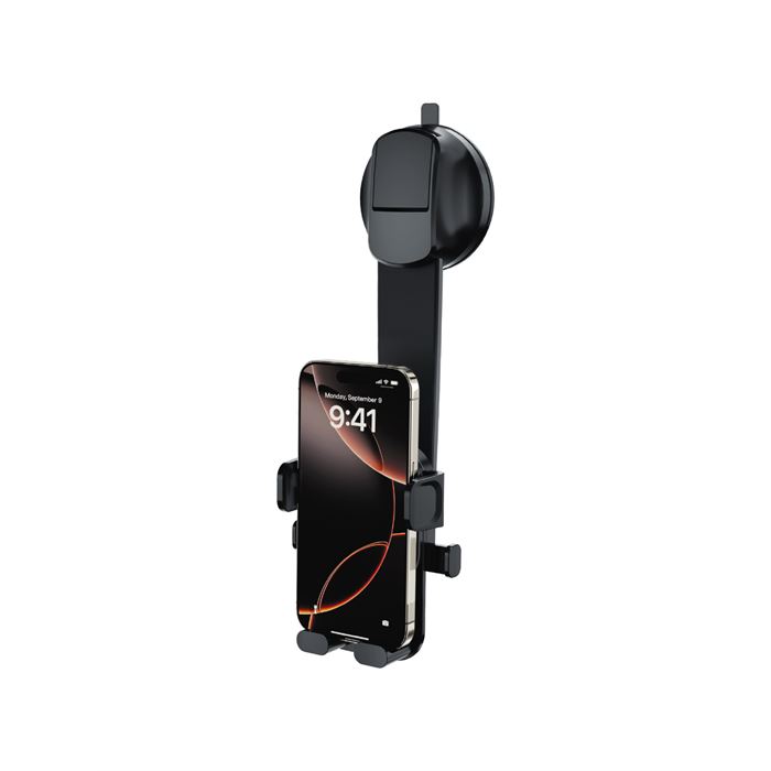 Linkage LKH-41 Vantuzlu Araç İçi Telefon Tutucu | 360° Döner Başlık | Tek Tuşla Sabitleme | Ön Cam & Torpido Uyumlu