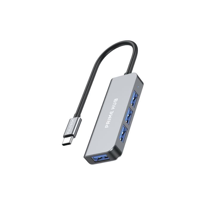 Fulltech FH24 USB-C 4'ü 1 Arada Çoklayıcı | 4xUSB Port | Akıllı Yonga | Hızlı ve Güvenli Bağlantı