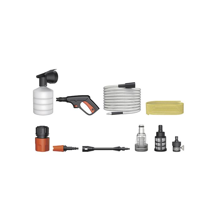 Auhma ACR-04 Extra Basınçlı Araç Yıkama Makinesi | 60 Bar 1100W Yüksek Basınçlı Yıkama | Köpük Tabancalı + 8m Hortumlu