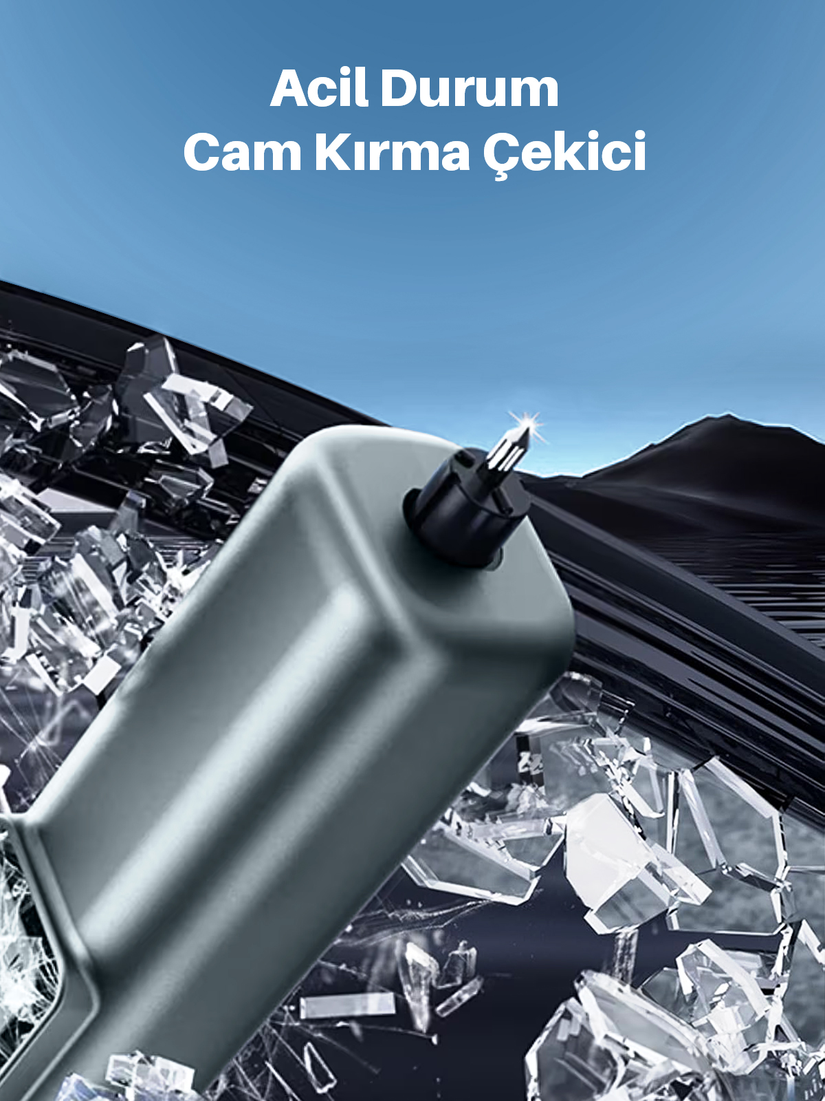 7GO 7A1 Hava Pompası | 150 PSI Ultra Basınç | 4000mAh Batarya | LED Işıklı & LCD Ekranlı Taşınabilir Kompresör