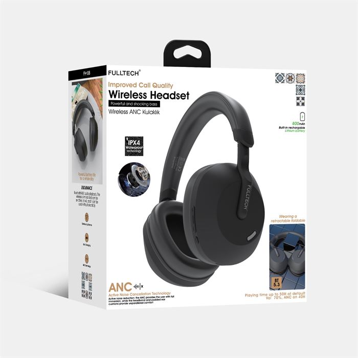 Fulltech FH-08 Kablosuz Bluetooth Kulaklık