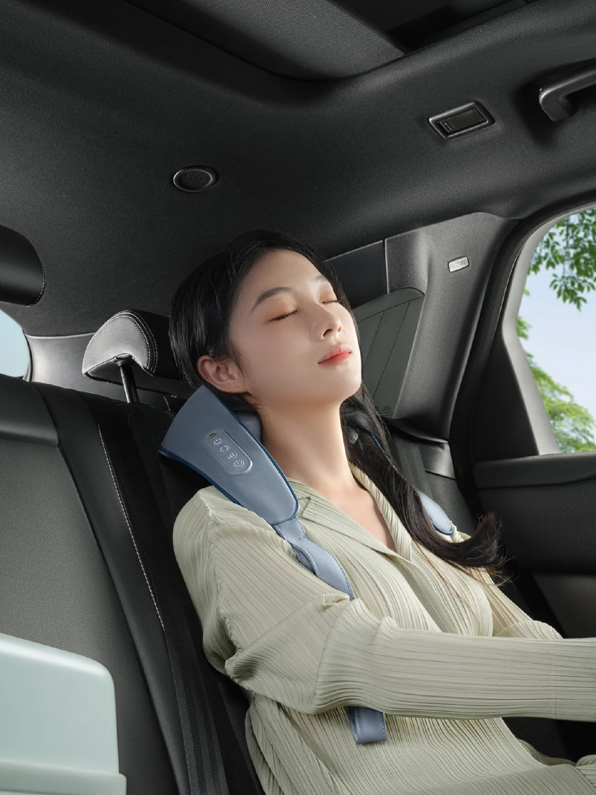 Auhma AMG31 Titreşimli Omuz ve Boyun Masaj Aleti | Isıtmalı 5D Masaj Başlığı | Sessiz Güçlü Motor | 2000mAh Şarjlı