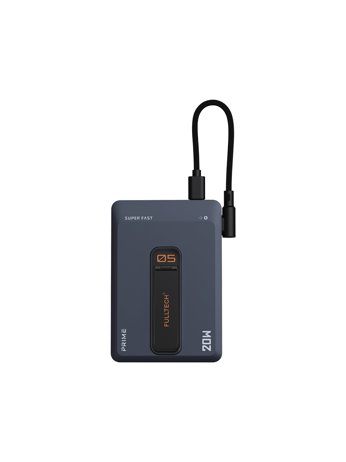 Fulltech FP38 5000 mAh MagSafe Kablosuz Powerbank | 20W PD Hızlı Şarj, Manyetik Tutucu, Dahili USB-C Kablo, Çift Çıkışlı Kompakt Tasarım