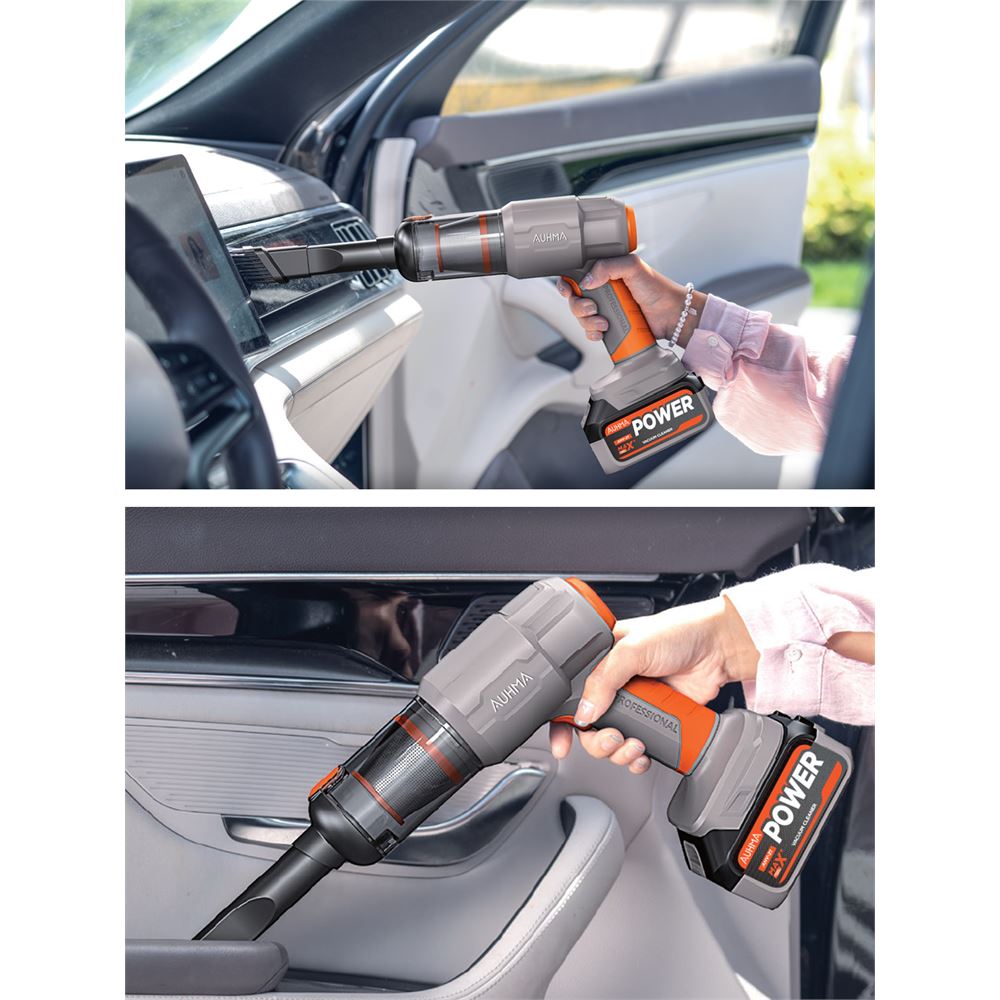 Auhma AHV-21 20.000Pa Şarjlı Araç Süpürgesi ve Hava Üfleyici