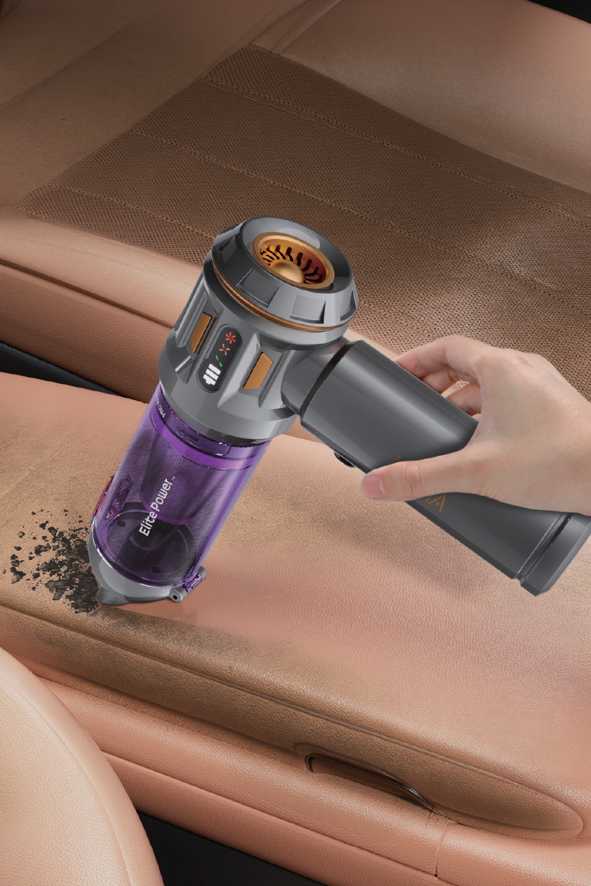 Auhma AHV-24 LIMITED EDITION – 22.000PA Brushless Kablosuz Araç İçi Basınçlı Üfleme & Çekme Süpürgesi | 126.800 RPM, 7800mAh, Hepa Filtre, 3 Mod, Pro Üfleme–Şişirme Fonksiyonu