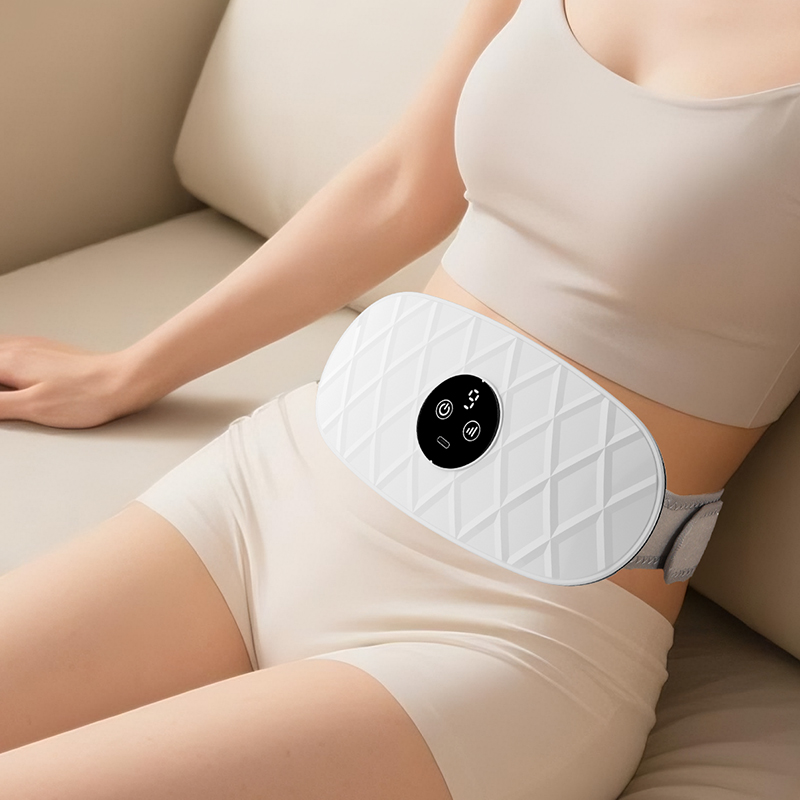 7GO 7GMG9 Titreşimli Karın Masaj Kemeri: Göbek Zayıflama, 6 Mod, USB-C Şarjlı Vibrasyon Cihazı