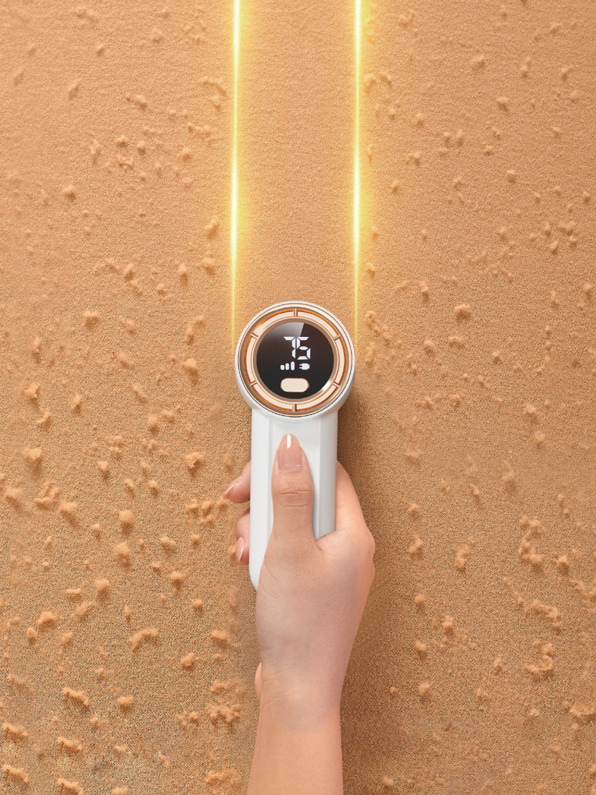 7GO 7G-MR1 LCD Ekranlı Şarjlı Tüy ve Tiftik Temizleme Cihazı - 9W Güçlü Motor, 6 Bıçaklı Kumaş Bakım Makinesi (Yedek Bıçak Hediyeli & Type-C)