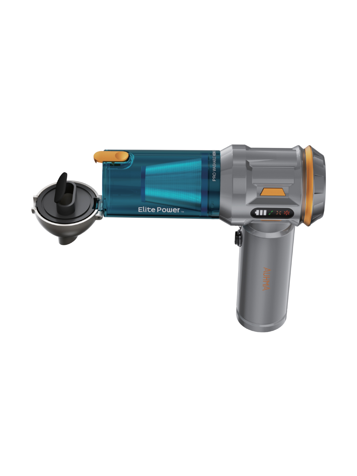 Auhma AHV-24 LIMITED EDITION Mavi – 20.000PA Brushless Kablosuz Araç İçi Basınçlı Üfleme & Çekme Süpürgesi | 126.800 RPM, 7800mAh, Hepa Filtre, 3 Mod, Pro Üfleme–Şişirme Fonksiyonu