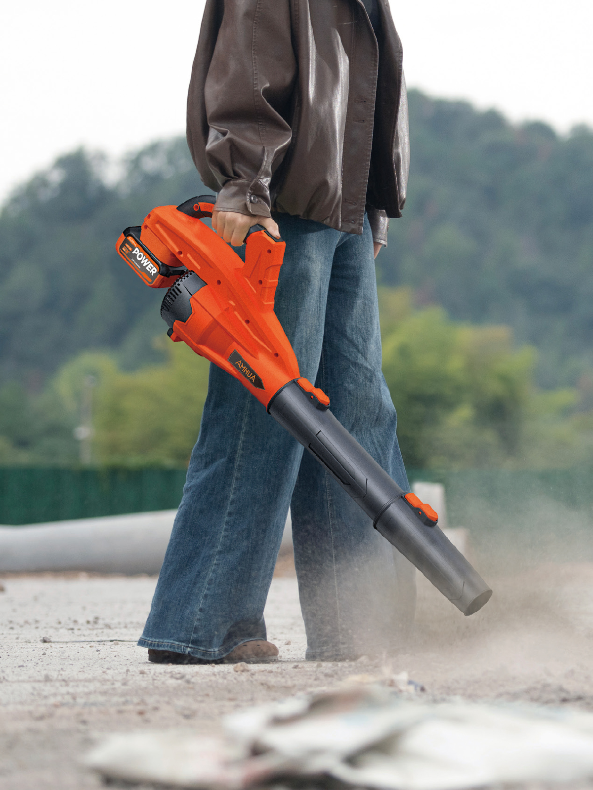 AUHMA AHV-28 Elite Powert Çift Bataryalı Kablosuz Basınçlı Hava Üfleyici | 650W Güçlü Üfleme | Araba Kurutma & Toz Yaprak Temizleme