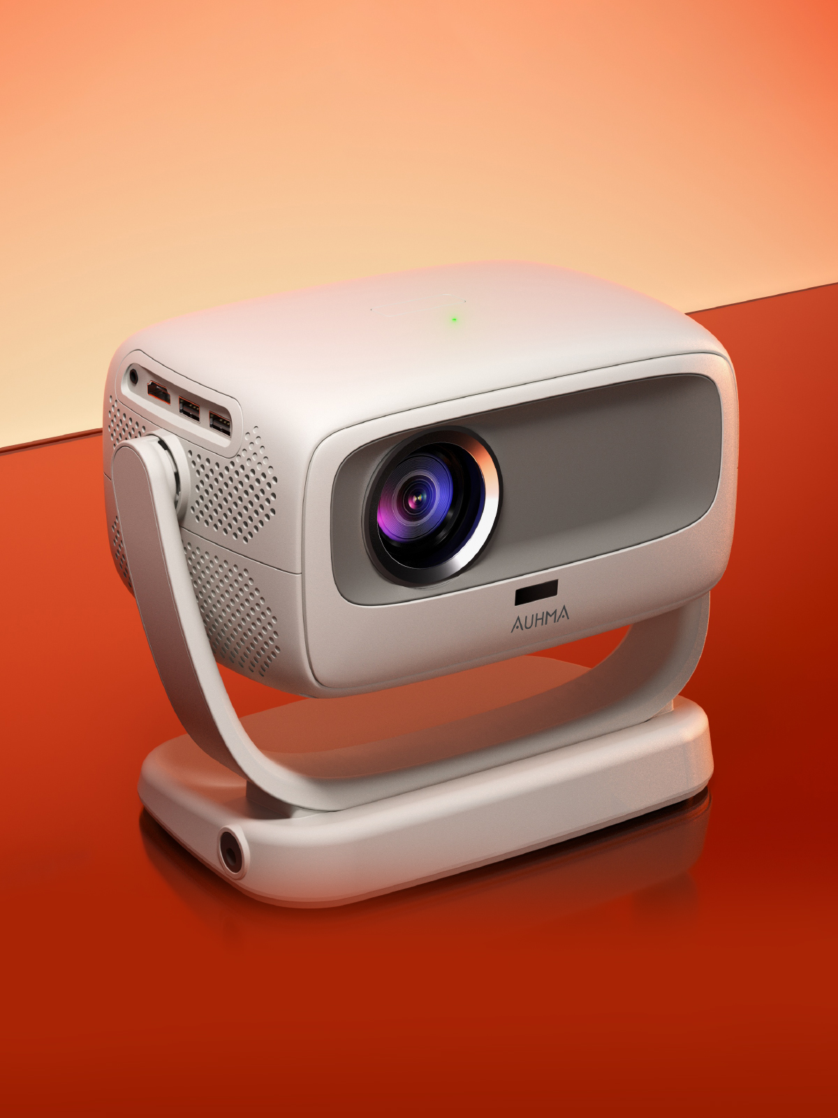 Auhma APR1 180° Dönebilen 4K Destekli Android Akıllı LED Projeksiyon Cihazı – Wi-Fi 6 ve Otomatik Odaklama