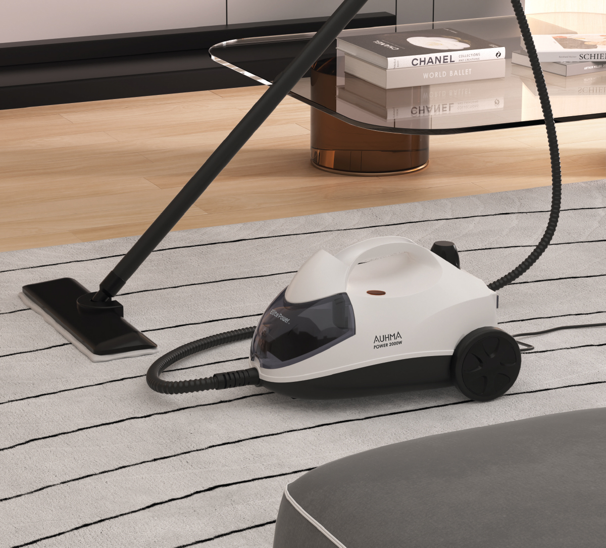 AUHMA AST-04 2000W Buharlı Temizleyici – 1.8L Çok Amaçlı Buhar Makinesi Dezenfeksiyon & Koltuk Zemin Temizleme