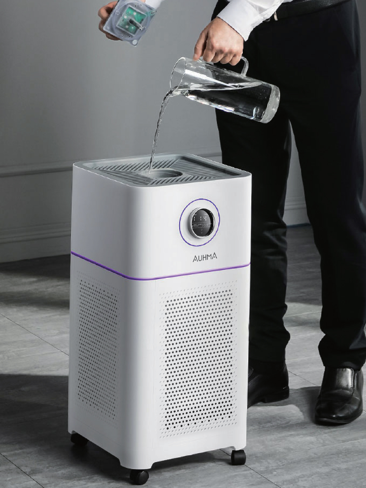 AUHMA ARP-003 Akıllı Hava Temizleyici ve Nemlendirici – UV-C Sterilizasyon & 610m³/h CADR