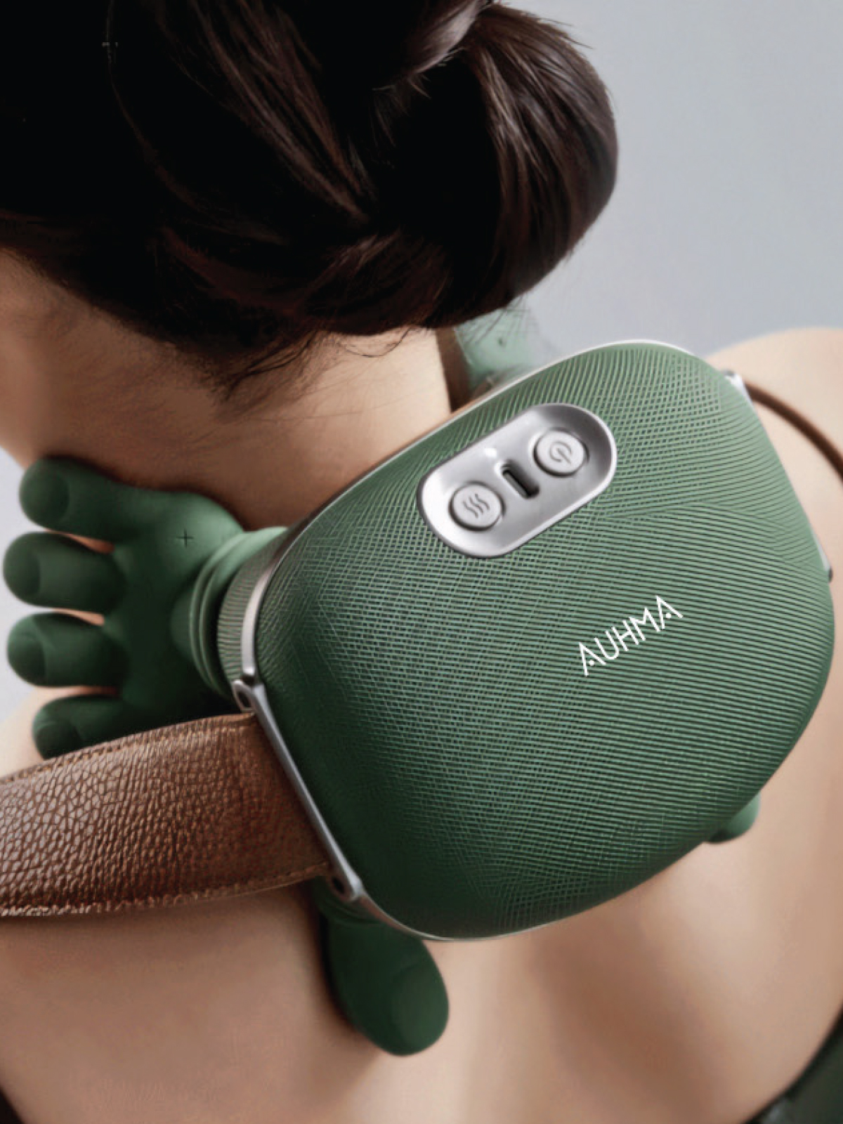 Auhma AMG38 Şarjlı Isıtmalı Boyun ve Omuz Masaj Aleti – 3D Yoğurma Derin Doku Shiatsu Masaj Cihazı (45°C Heat Therapy)