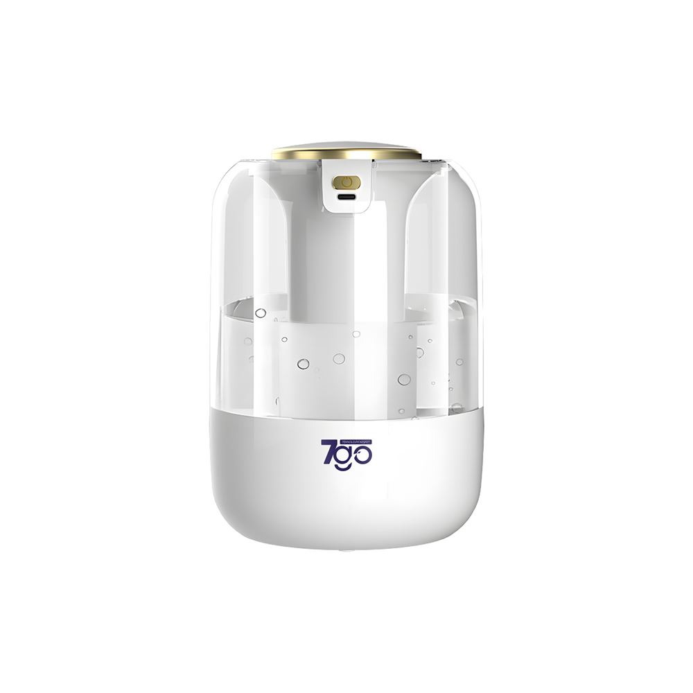 7GO 7G-UHD1 Ultrasonik Çift Çıkışlı Hava Nemlendirici | 2L Su Kapasiteli, USB-C, LED Işıklı, Sessiz Nano Buhar Teknolojisi