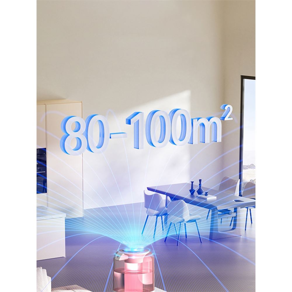 7GO 7G-UHD1 Ultrasonik Çift Çıkışlı Hava Nemlendirici | 2L Su Kapasiteli, USB-C, LED Işıklı, Sessiz Nano Buhar Teknolojisi