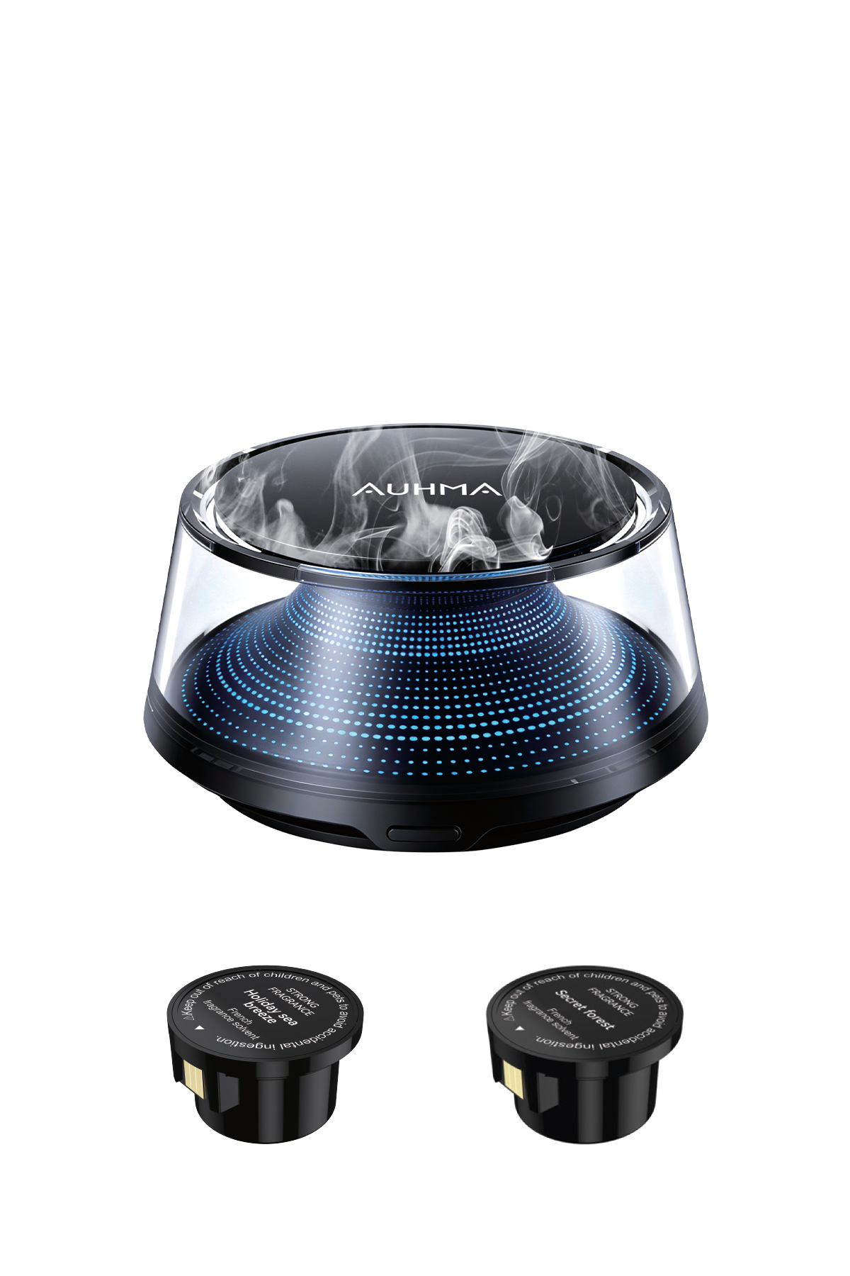 Auhma AF-12 Araç İçi Nemlendirici & Koku Makinesi | Nano Mist Sessiz Çalışma Aromaterapi Difüzör