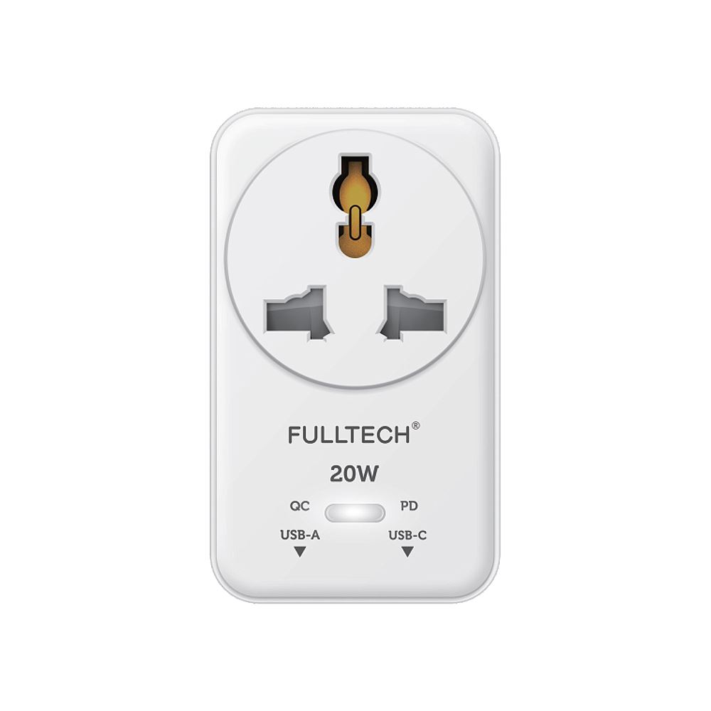 Fulltech FTR-27 20W PD Hızlı Şarjlı Akım Korumalı Kompakt Priz