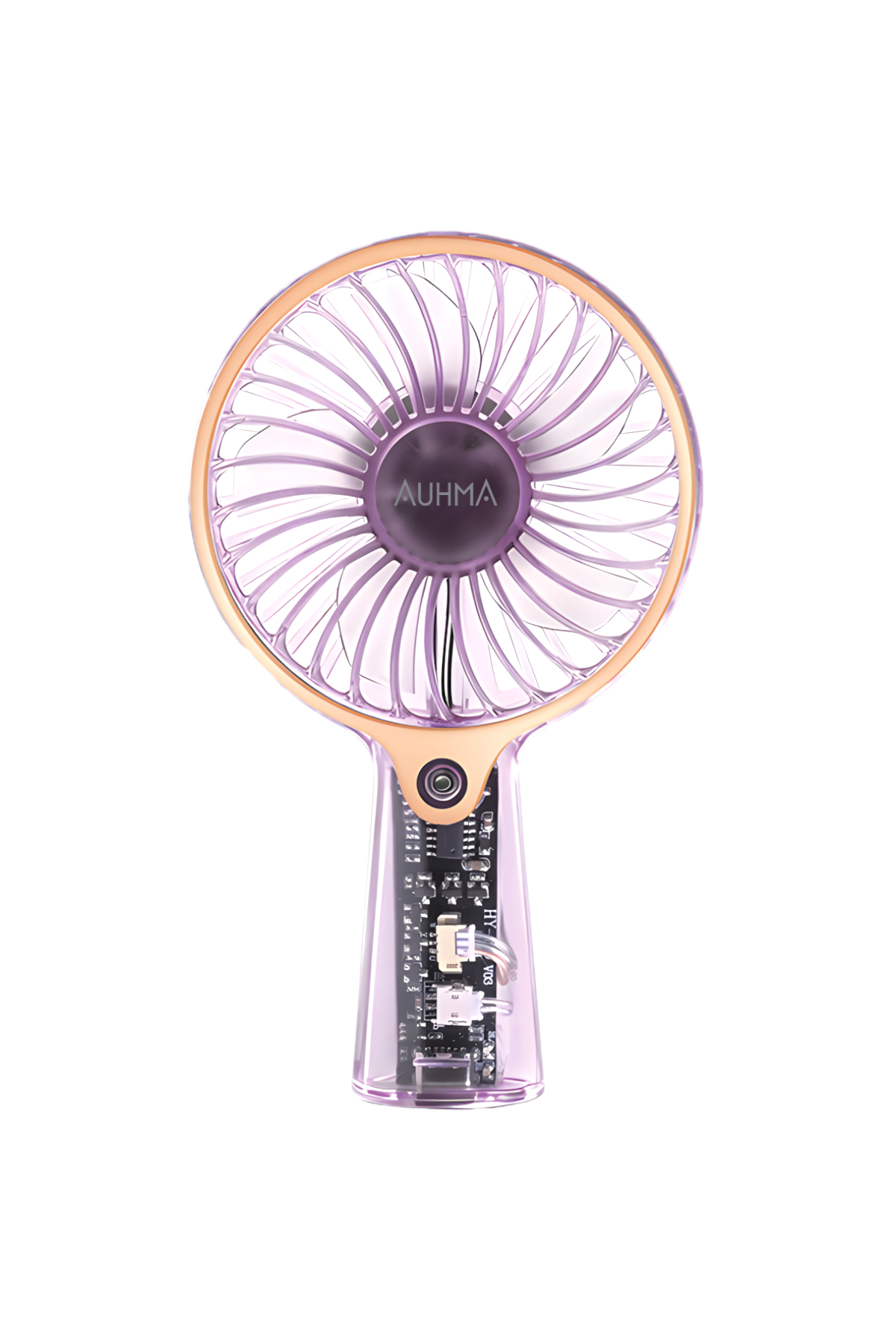 AUHMA AUFN04 Taşınabilir Mini El Fanı Pembe – Şarjlı, Sessiz, 500mAh Type-C Kablosuz Mini Fan