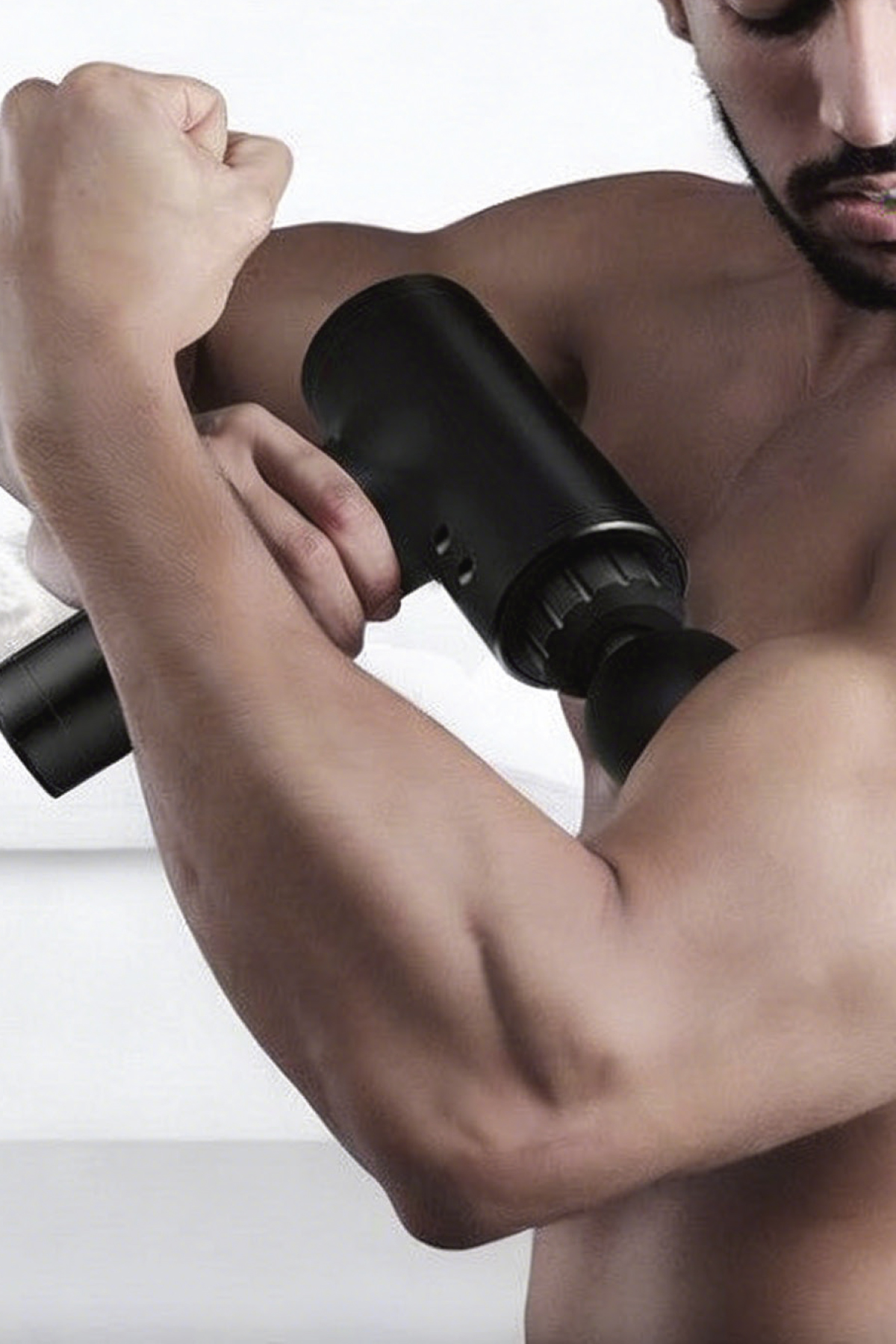 Auhma AMG35 Şarjlı Masaj Tabancası 24W | 3 Kademeli Titreşimli Massage Gun | 4 Başlıklı Profesyonel Kas Rahatlatıcı