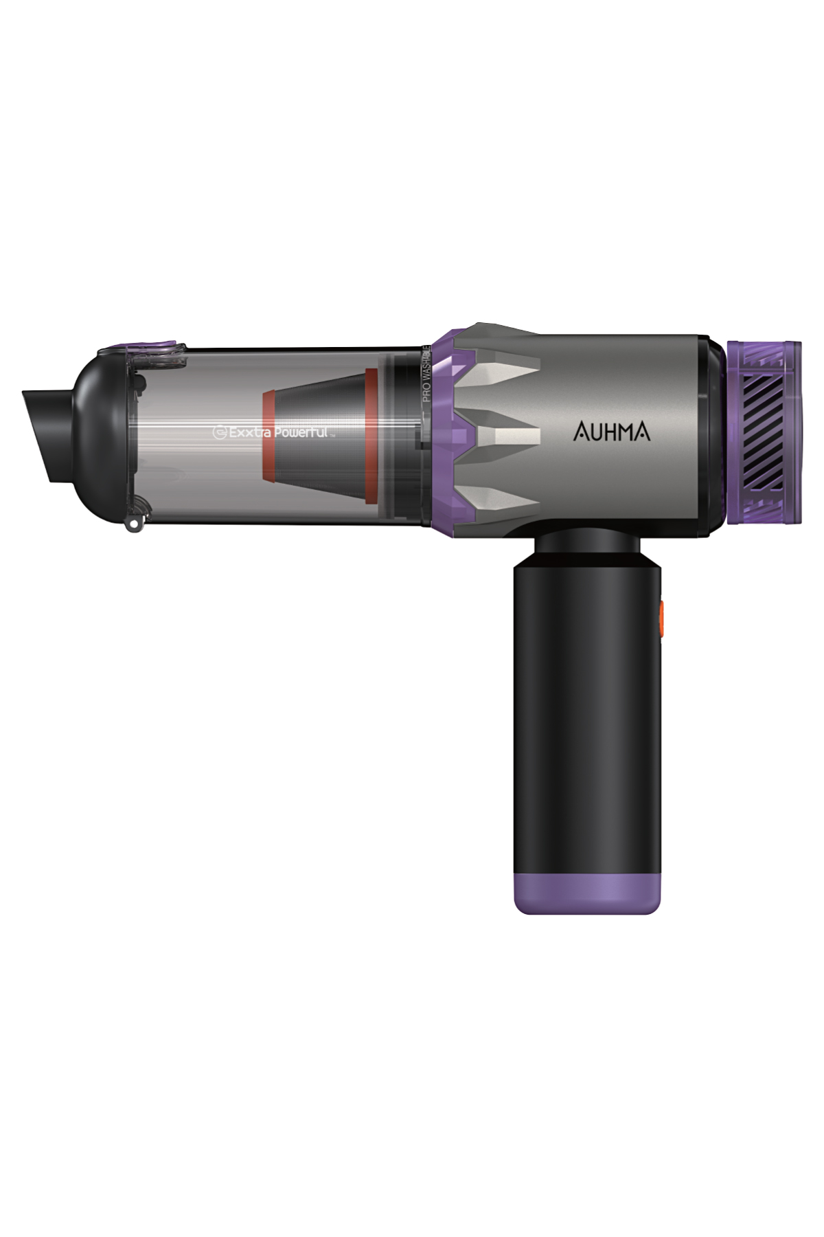 Auhma AHV-29 Kablosuz Araç Süpürgesi 220W 22000Pa Güçlü Vakum & Üfleme Özellikli Şarjlı Oto Süpürge