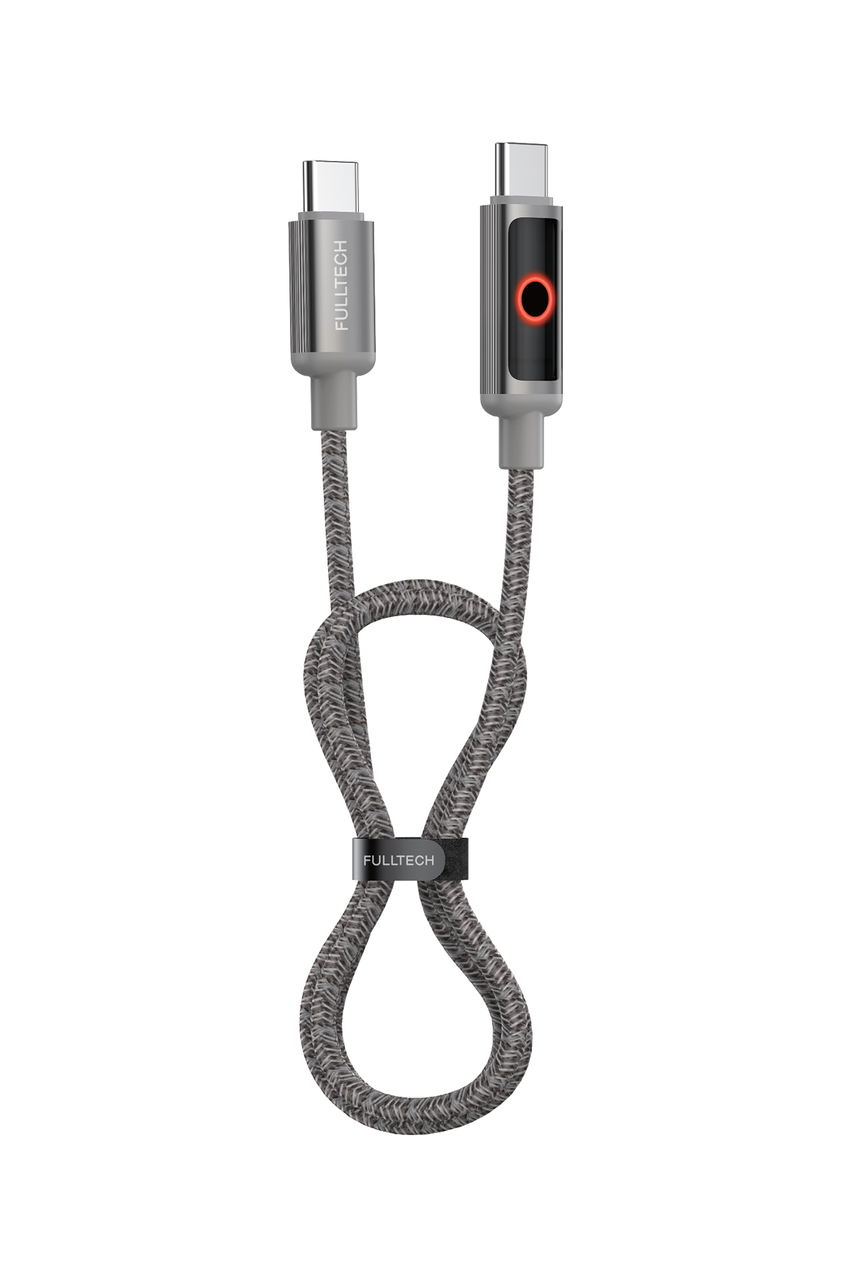 Fulltech FC152 Type-C to Type-C PD 60W Hızlı Şarj Kablosu 1.2M – 480Mbps Veri Transferi, LED Göstergeli, Örgü Dayanıklı Kablo