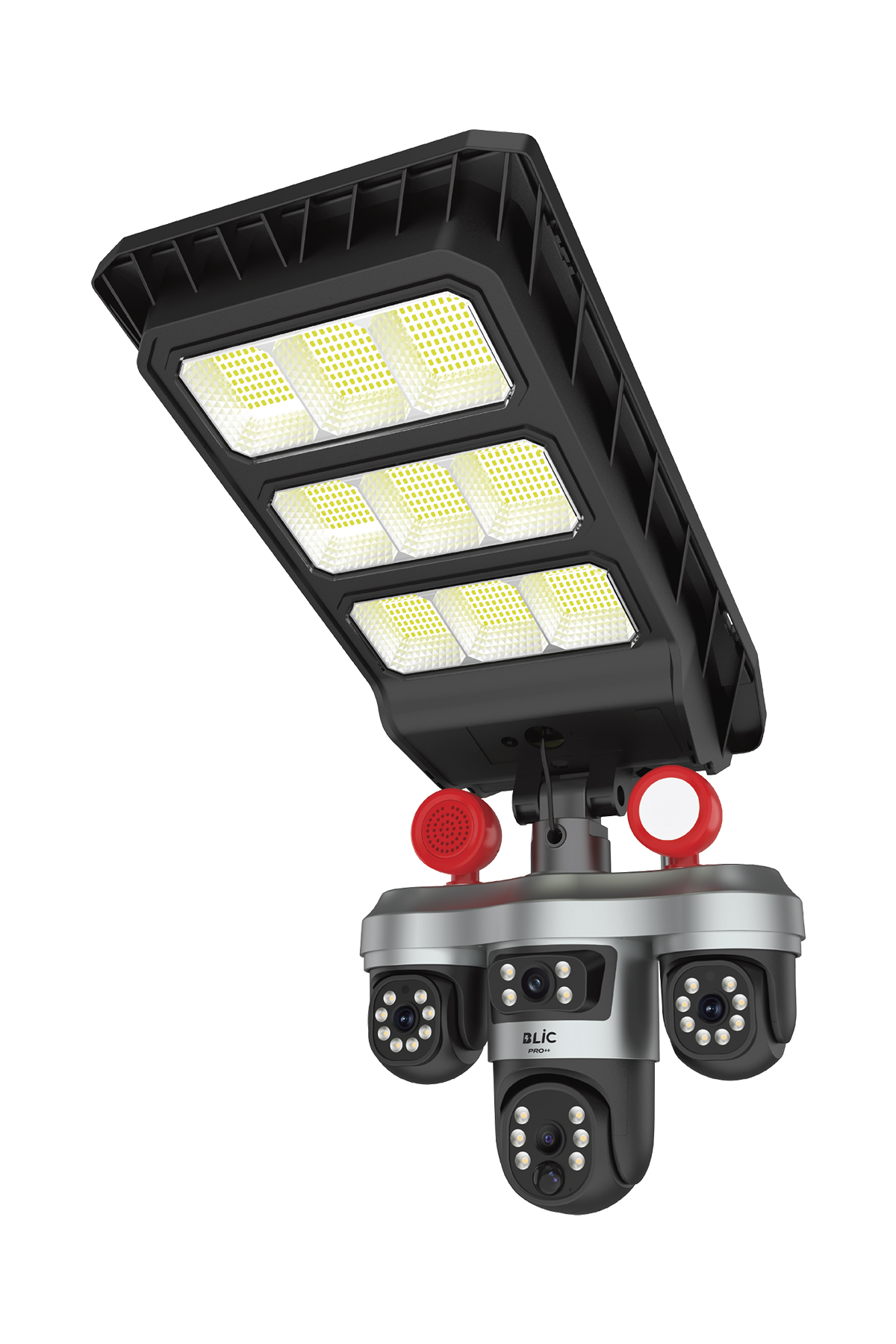 Blic BLM-102 4G LTE 13W Solar 3 Lens 9MP Dış Mekan IP Kamera – Güneş Panelli Kablosuz Güvenlik Kamerası