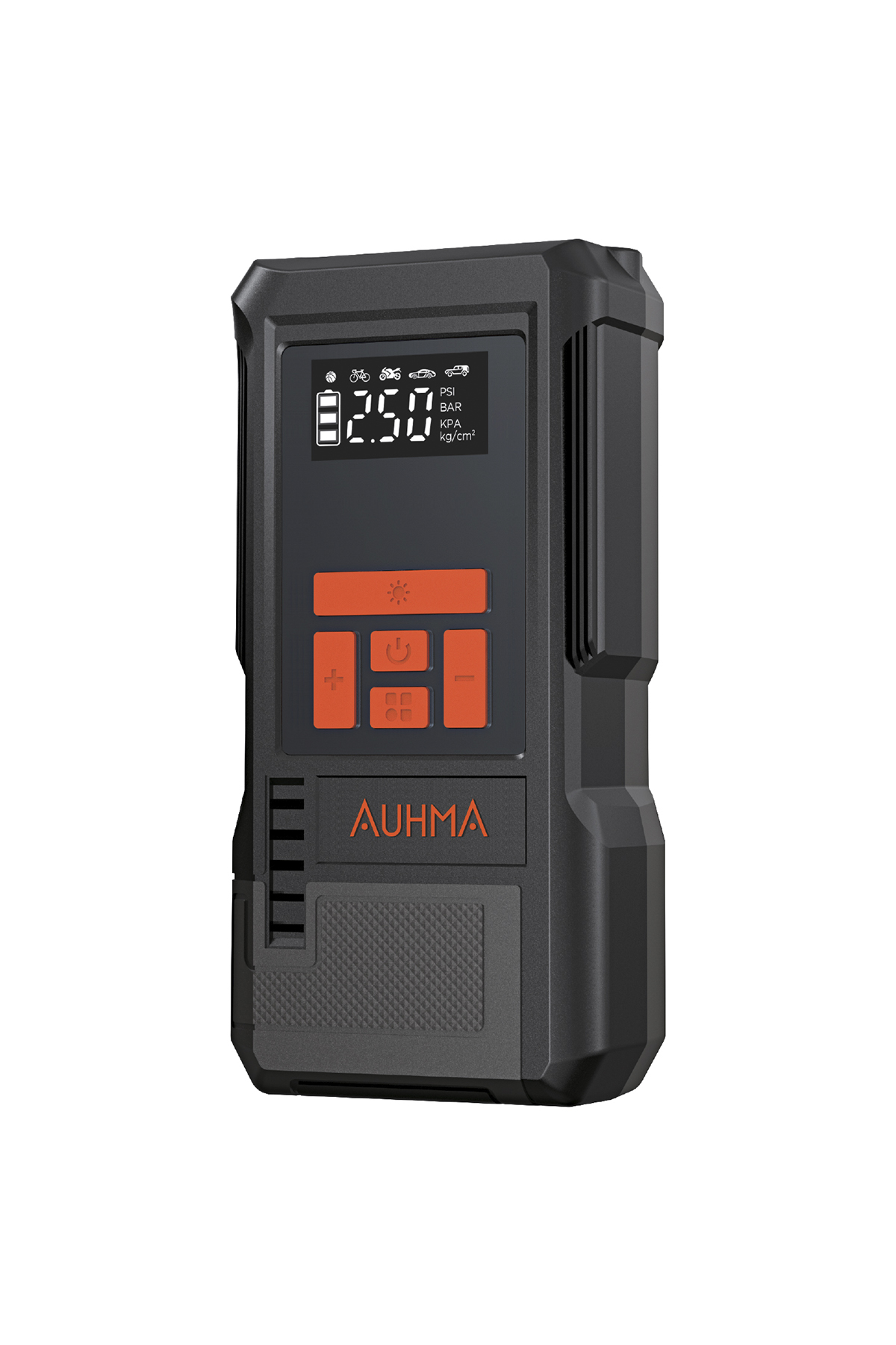 AUHMA A9922 Taşınabilir Şarjlı Hava Pompası 150 PSI 6000 mAh LCD Göstergeli LED Fenerli Araç Lastik Şişirme Kompresörü