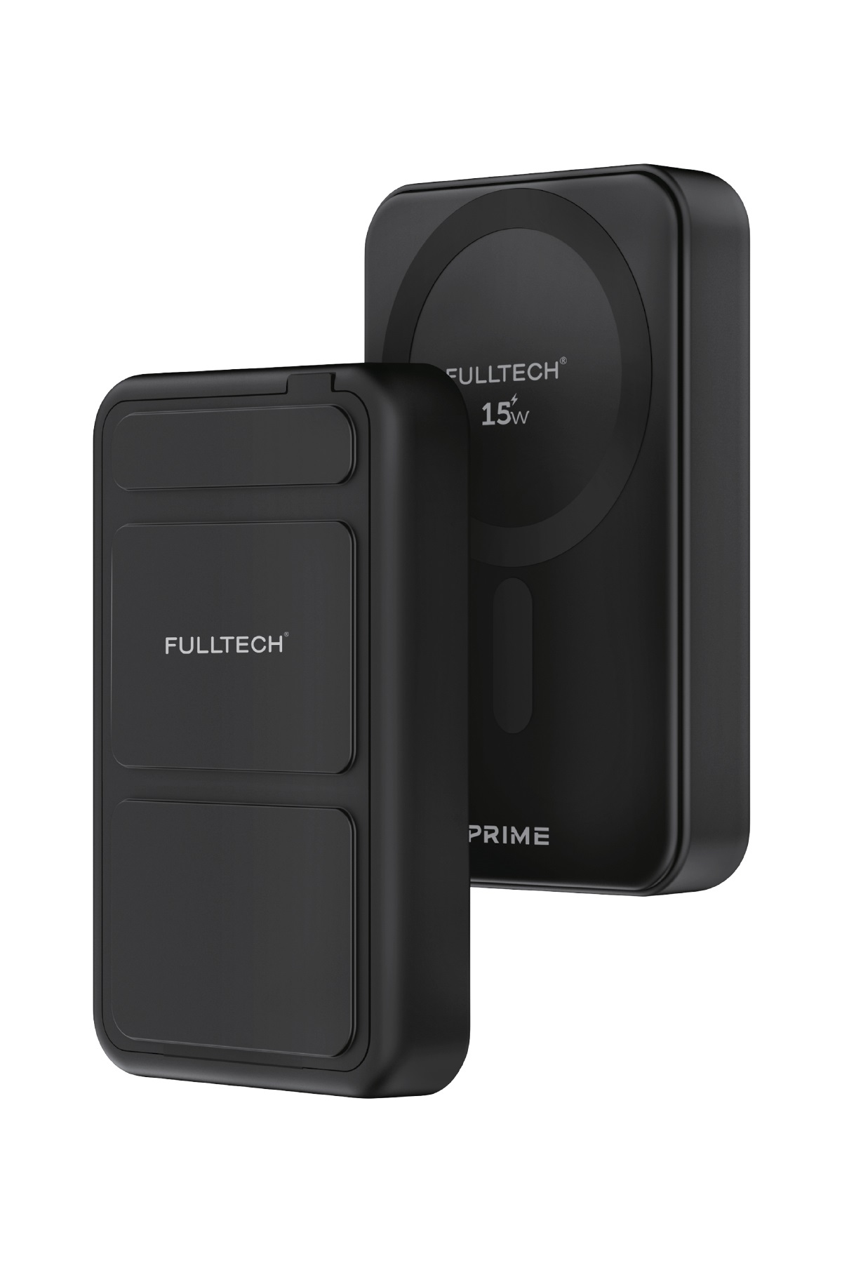 Fulltech FP53 10000mAh MagSafe Uyumlu Kablosuz Powerbank 20W PD Hızlı Şarj | 15W Manyetik Kablosuz Şarj | Katlanabilir Standlı | USB-C Giriş/Çıkış | Akıllı LED Göstergeli