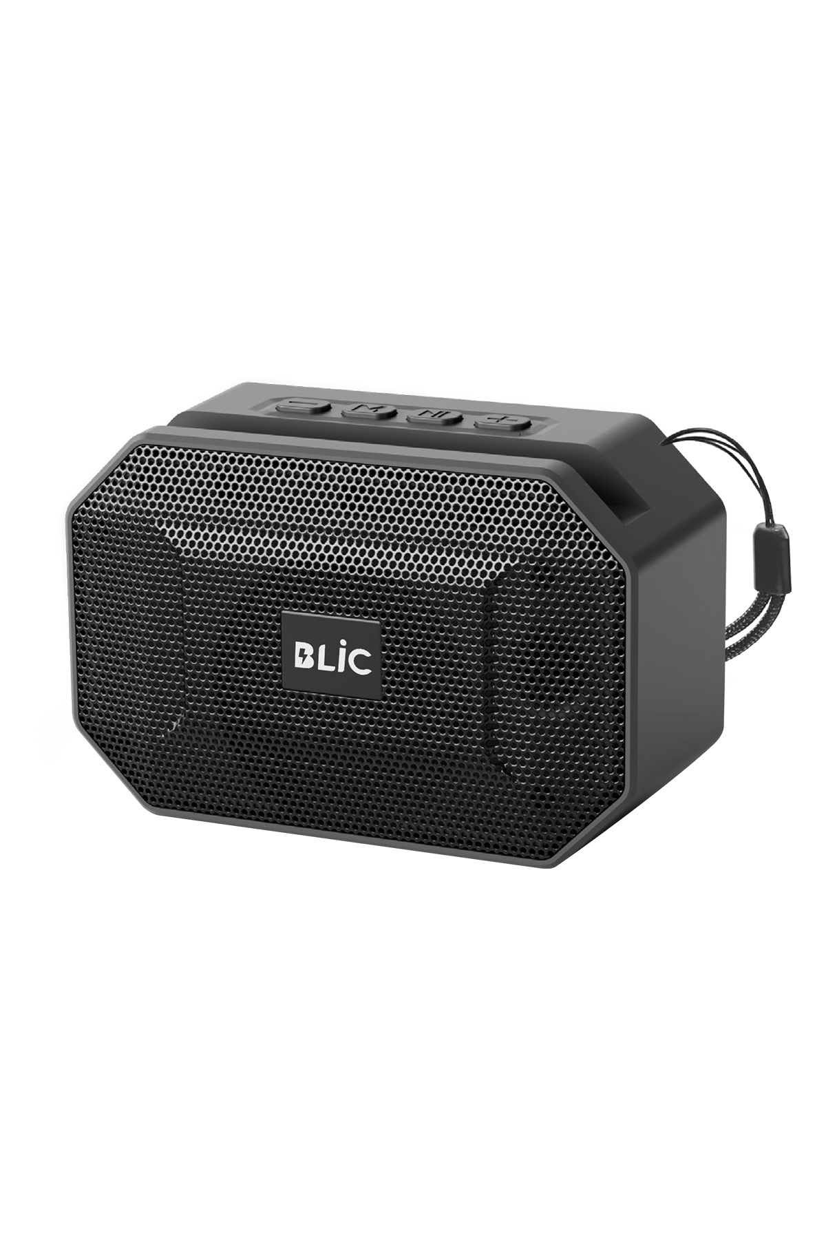 Blic BLS-89 Bluetooth 5.4 Taşınabilir Hoparlör Siyah 6W RMS, Telefon Standlı, USB ve TF Kart Destekli