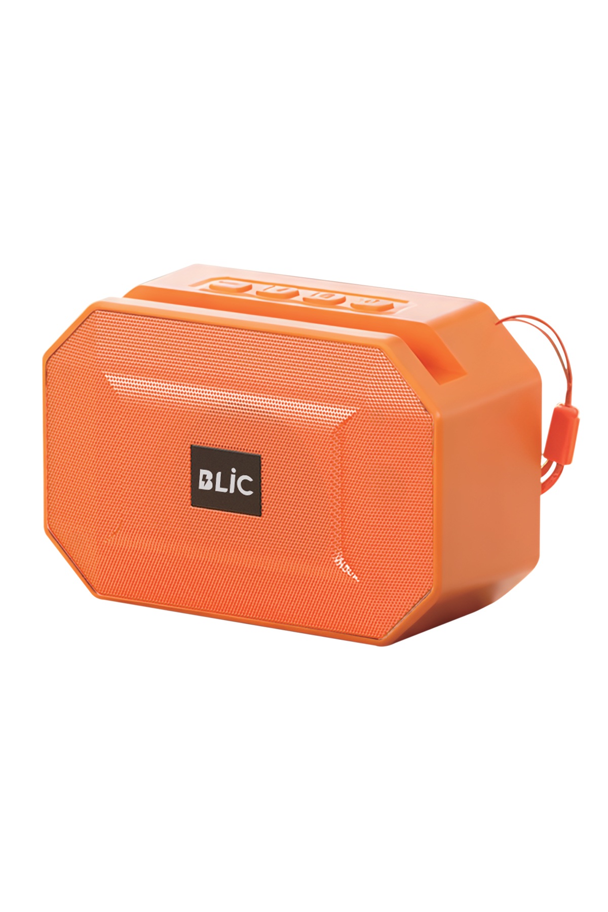 Blic BLS-89 Bluetooth 5.4 Taşınabilir Hoparlör Turuncu 6W RMS, Telefon Standlı, USB ve TF Kart Destekli