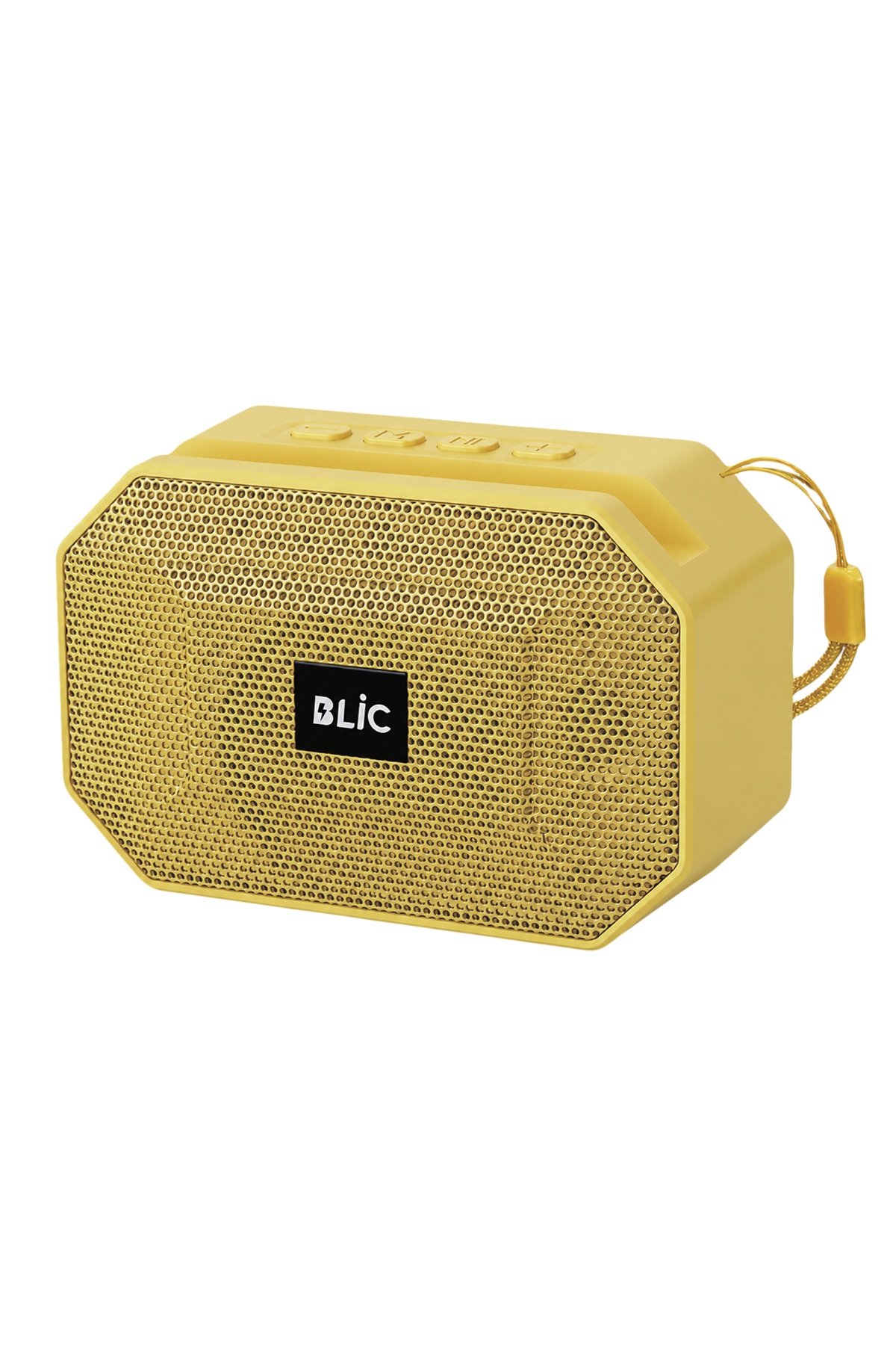 Blic BLS-89 Bluetooth 5.4 Taşınabilir Hoparlör Sarı 6W RMS, Telefon Standlı, USB ve TF Kart Destekli