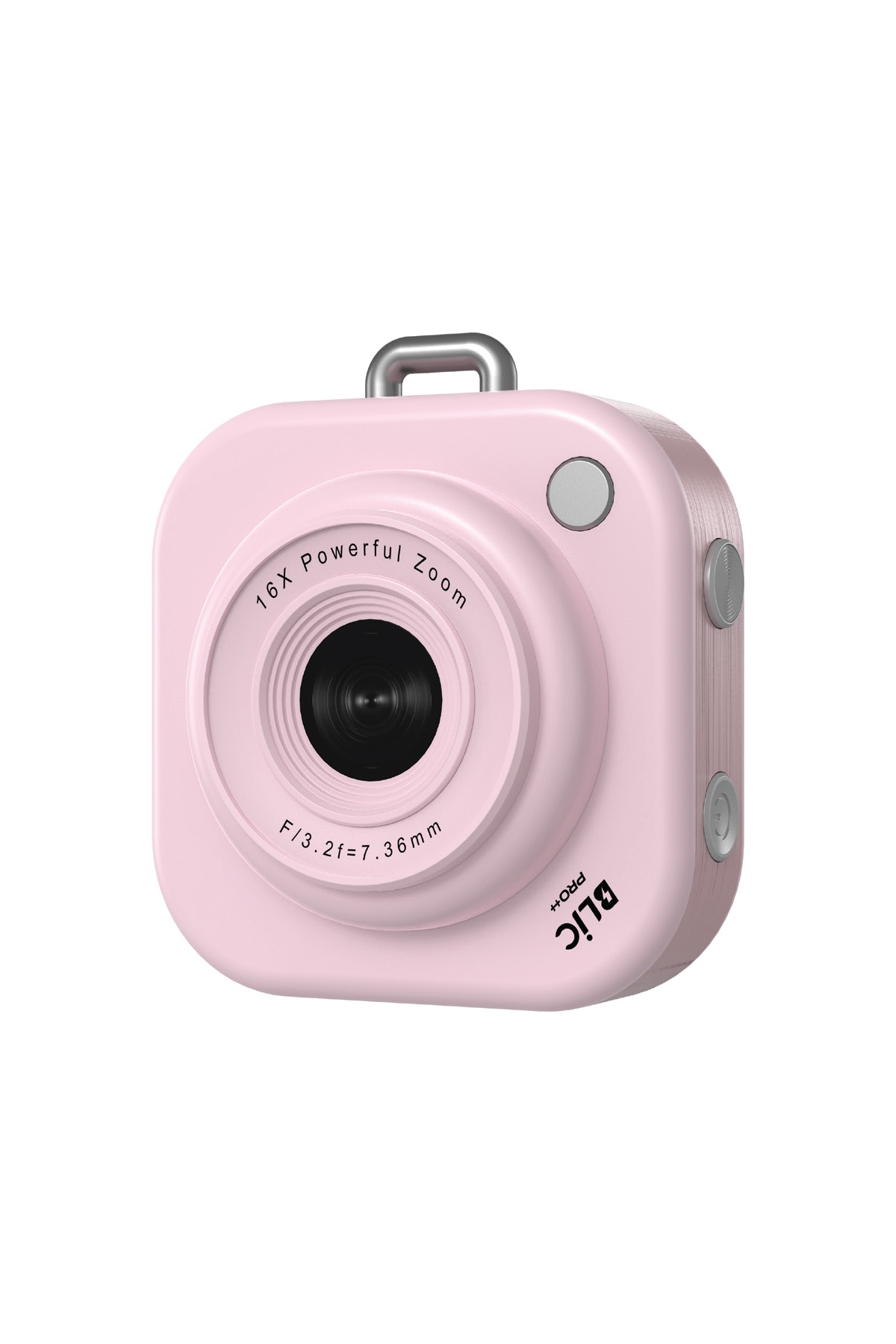 Blic PRO++ BLM-108 Mini Dijital Fotoğraf Makinesi Pembe 1 MP, 2,01 İnç Ekran, 16X Zoom, Type-C Şarjlı Cep Kamerası